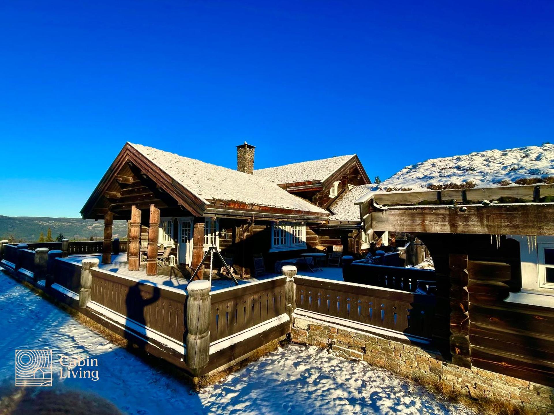Luxury Cabin at Nesfjellet with sauna, bbq, close to ski & golf