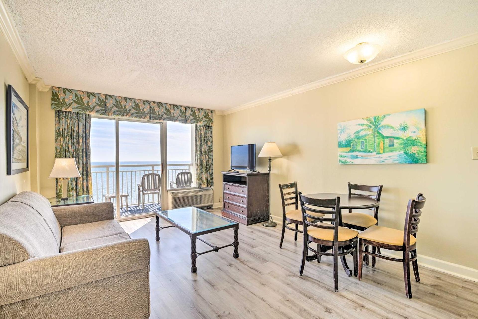 Oceanfront Myrtle Beach Condo with Balcony!