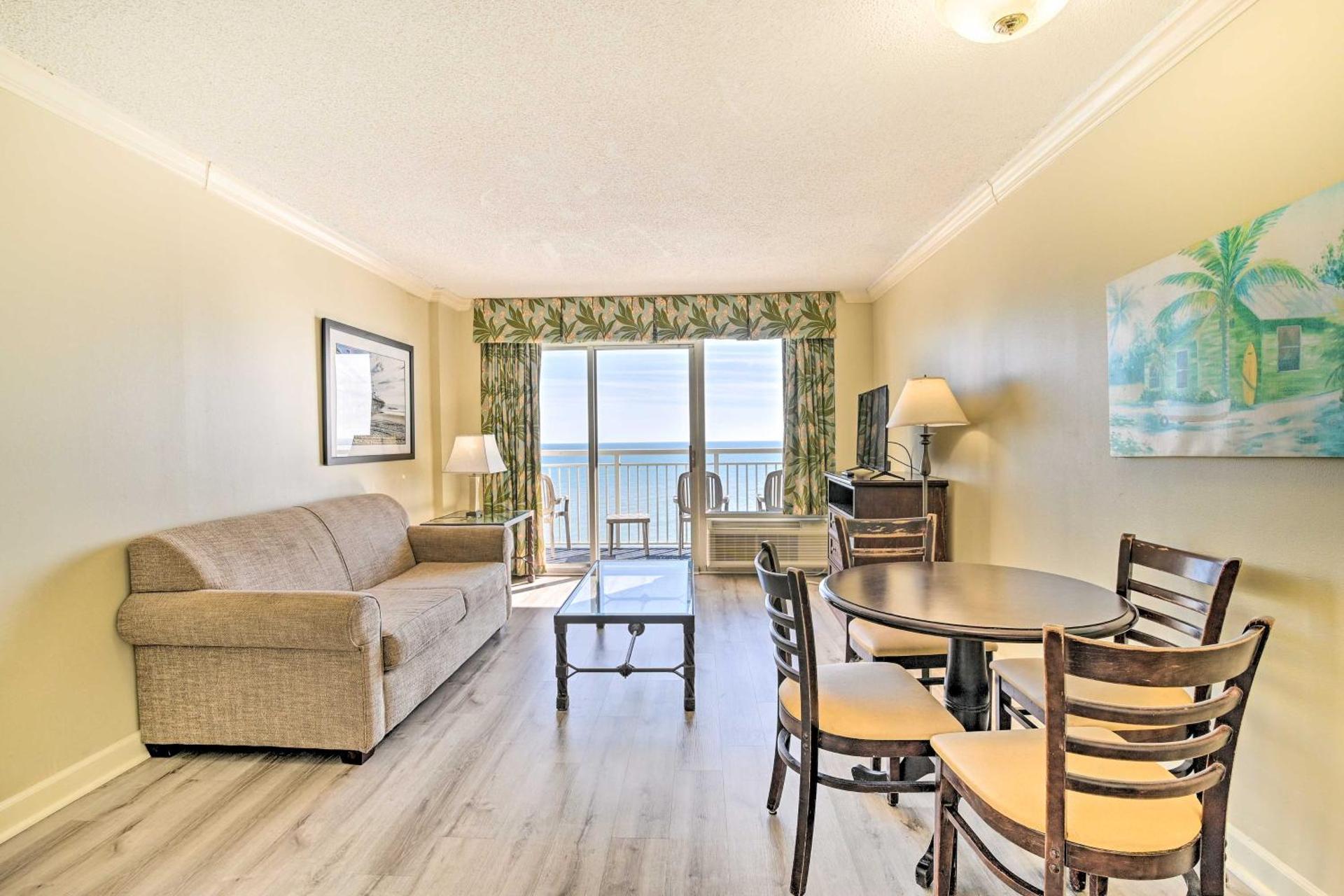 Oceanfront Myrtle Beach Condo with Balcony!
