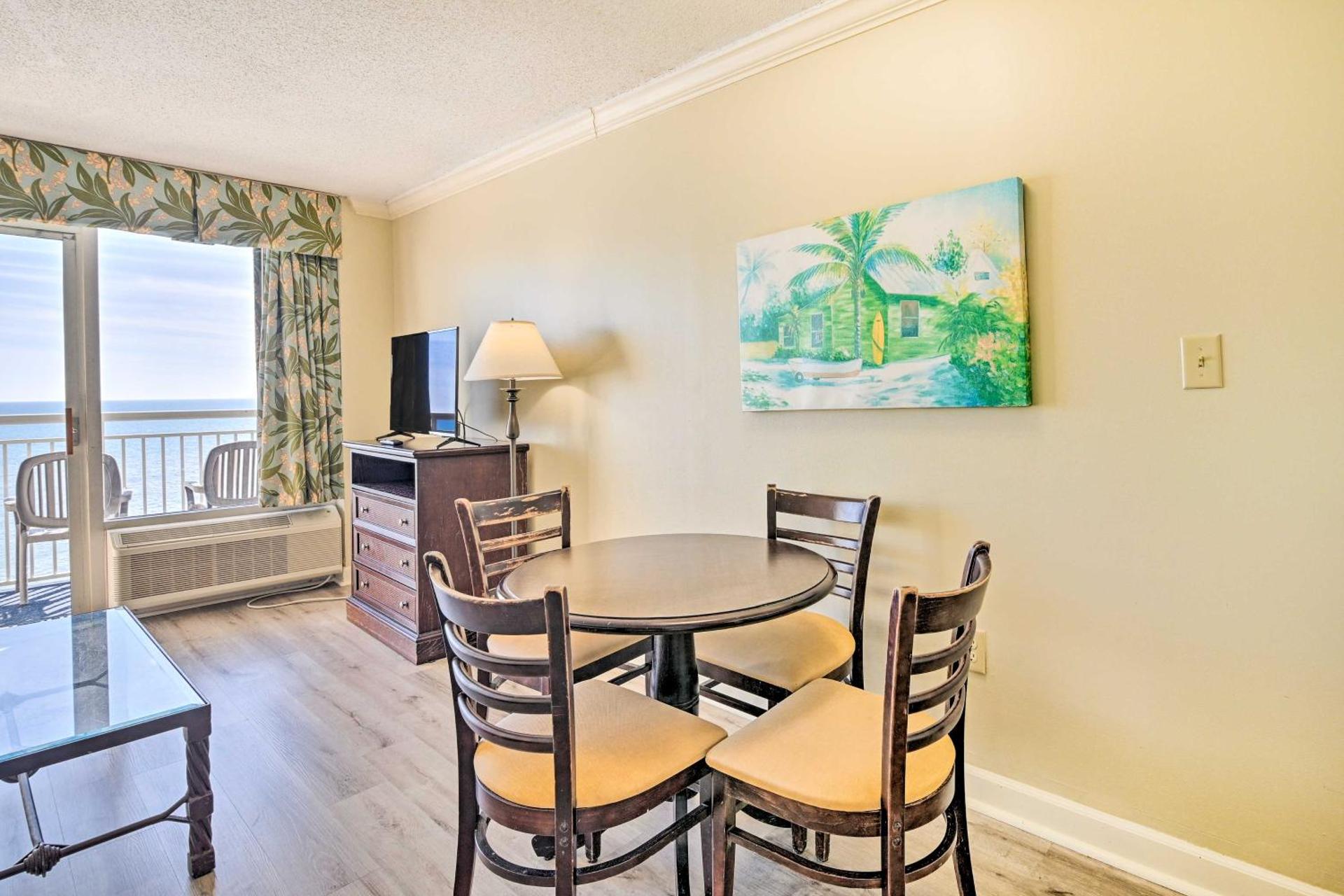 Oceanfront Myrtle Beach Condo with Balcony!