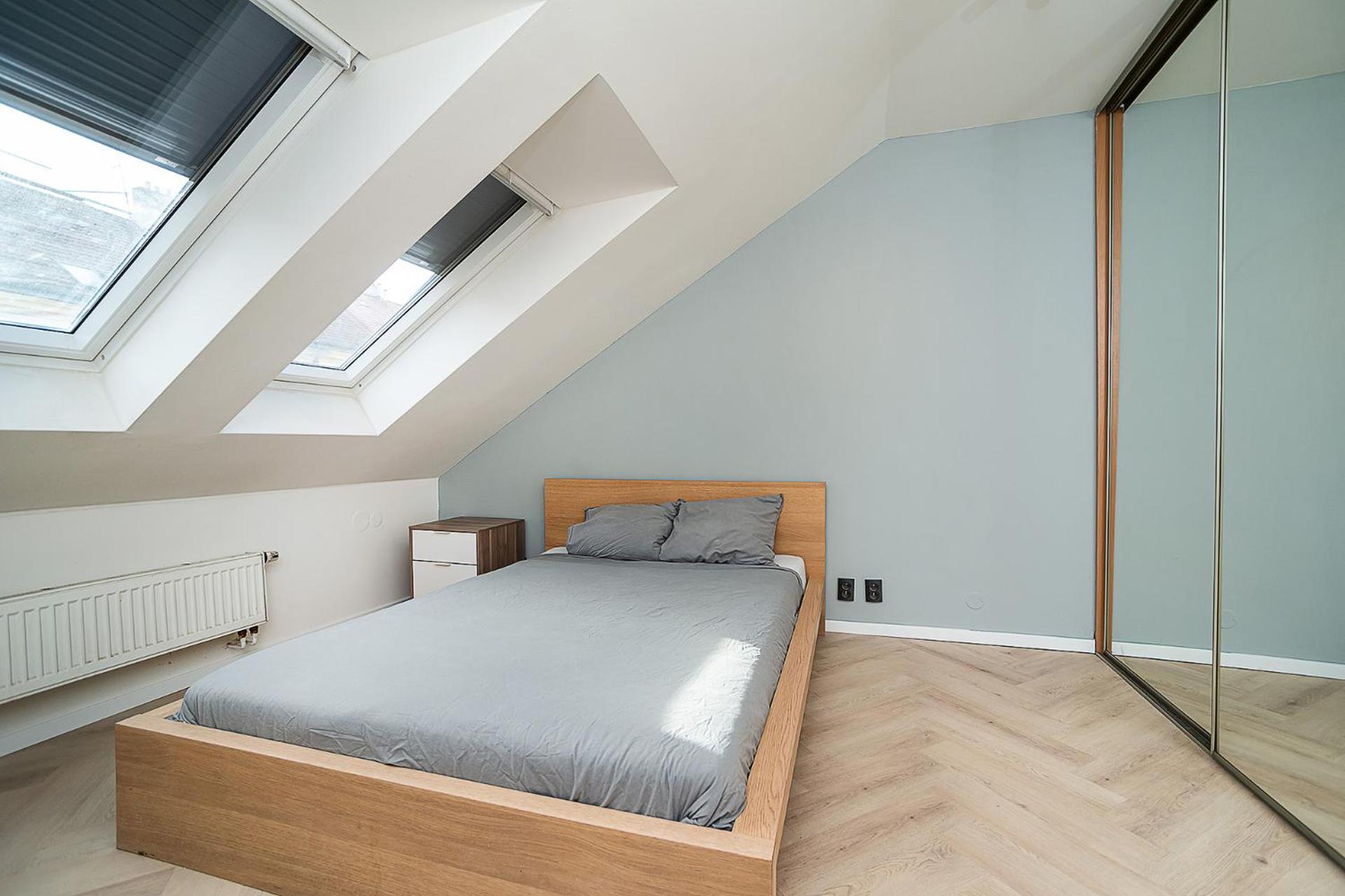 Big 4-bedroom flat, terrace with great Vítkov view