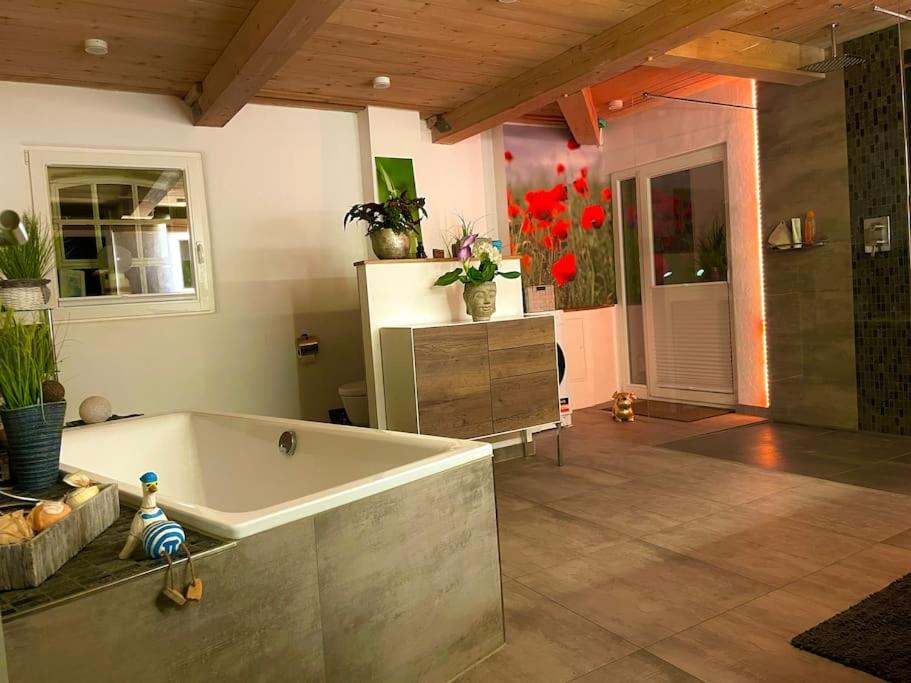 Ferienwohnung mit Luxusbad, Terrasse Ostseenähe