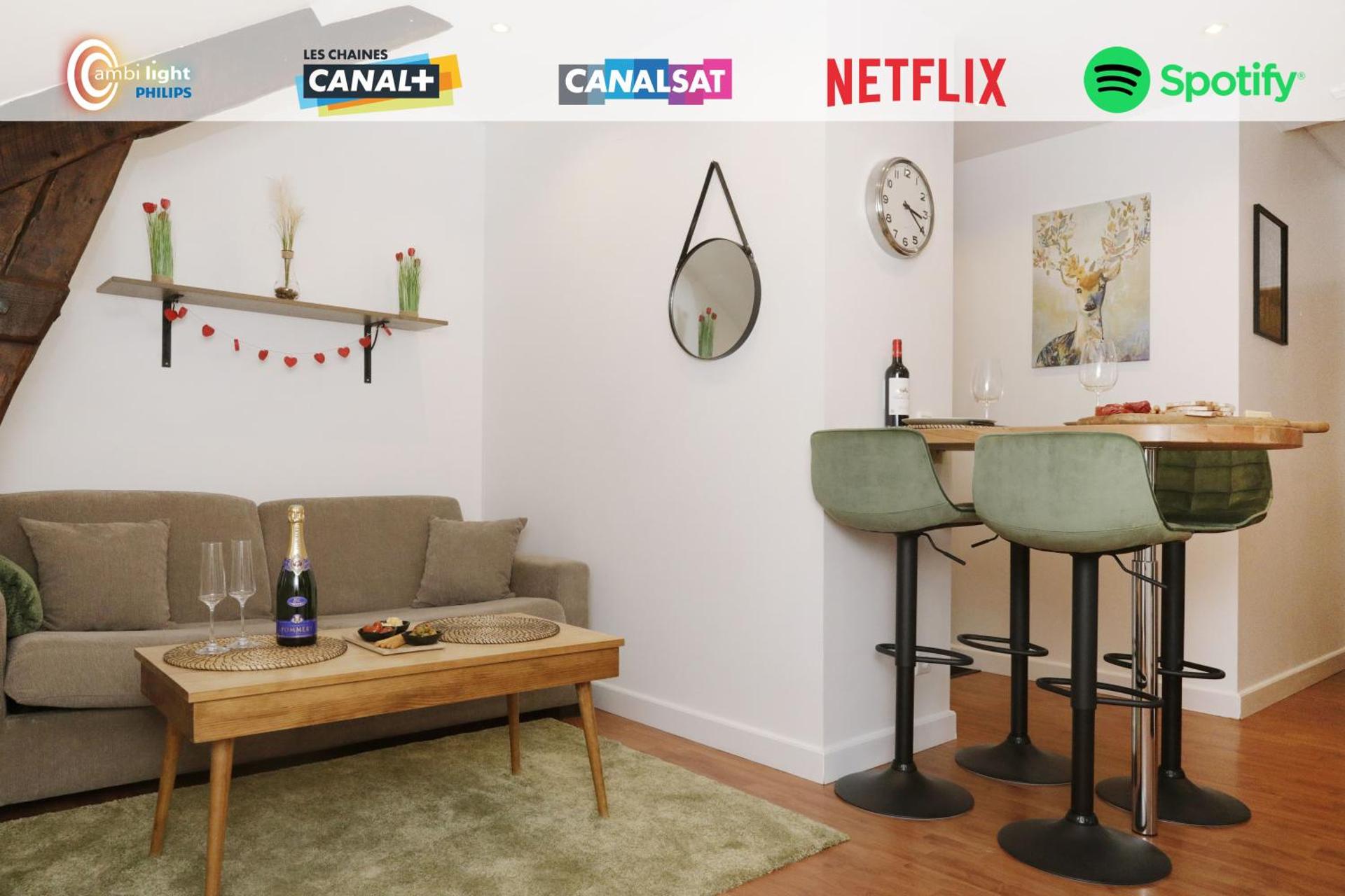 ROOFTOP - COSY FLAT Centre Senlis