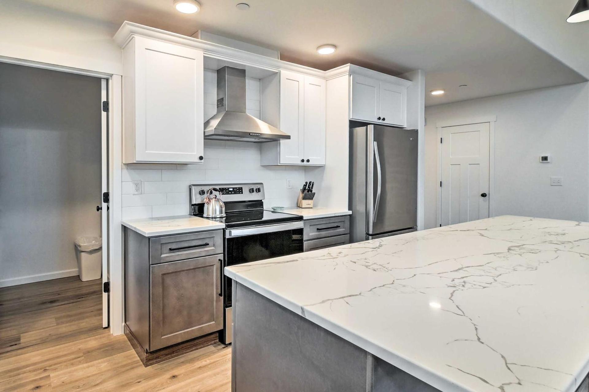 Modern Ocean Shores Getaway with Dock!