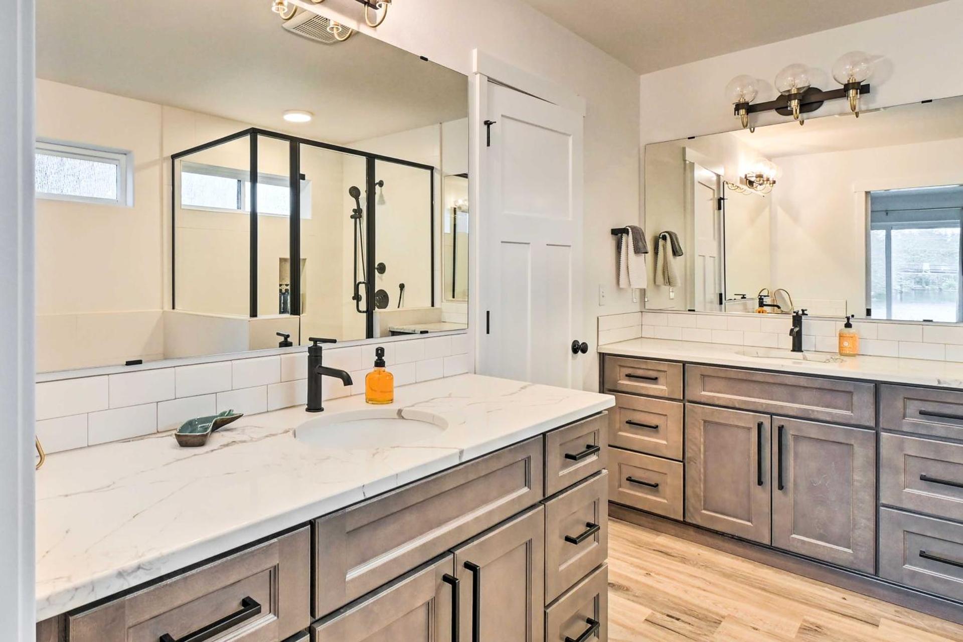 Modern Ocean Shores Getaway with Dock!