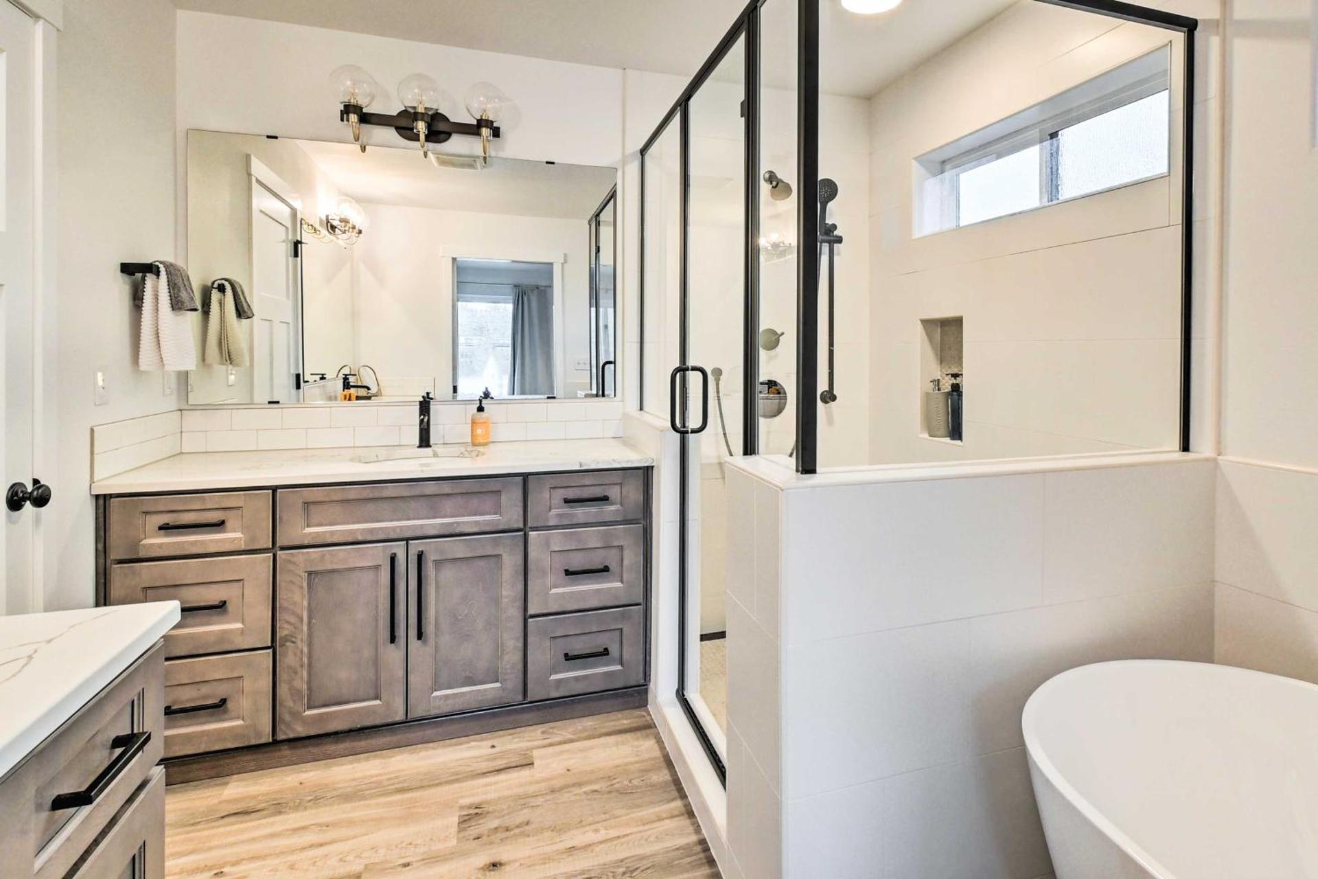 Modern Ocean Shores Getaway with Dock!