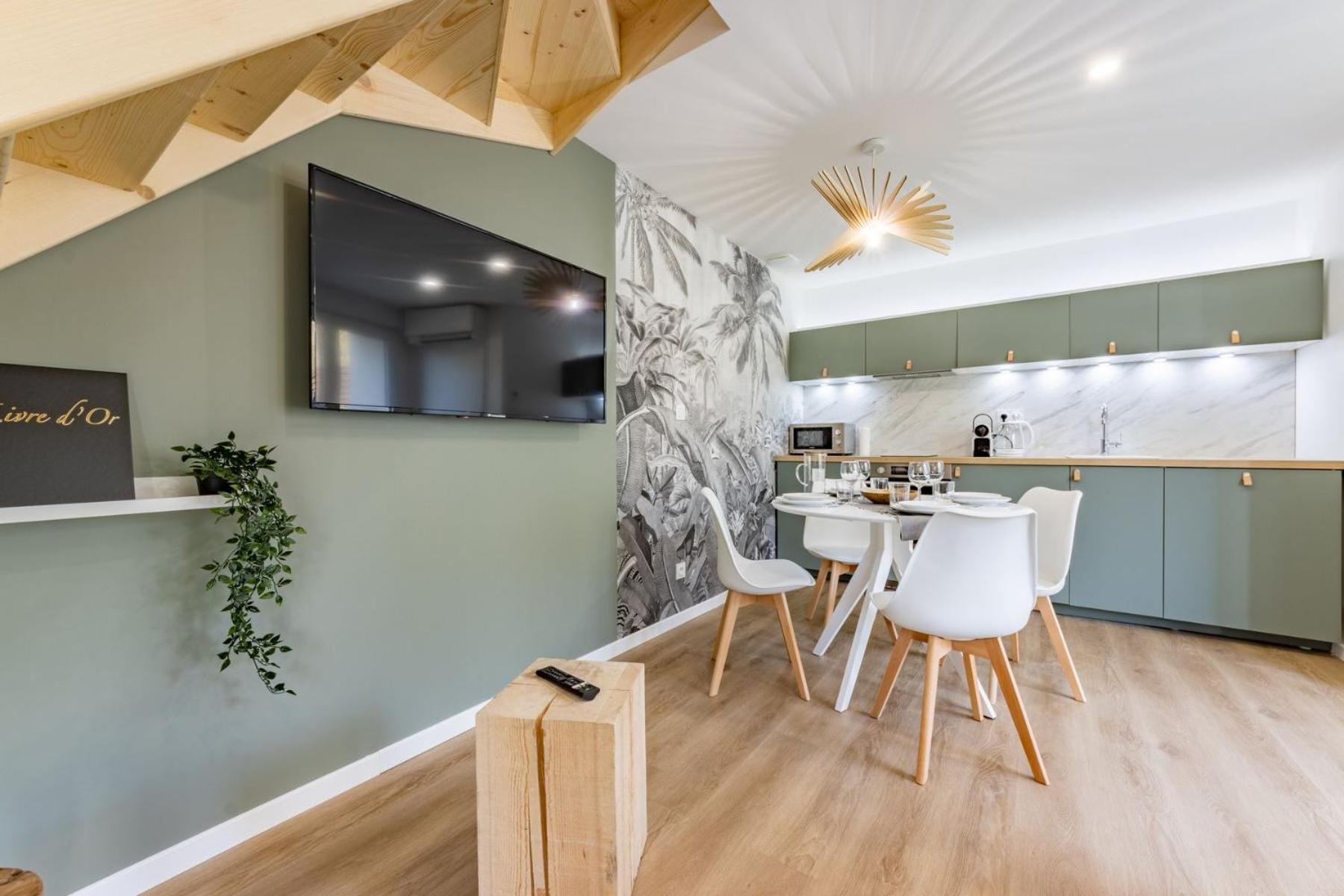 Le Green Duplex - Clim - Parking - Netflix - Nestor & Margot