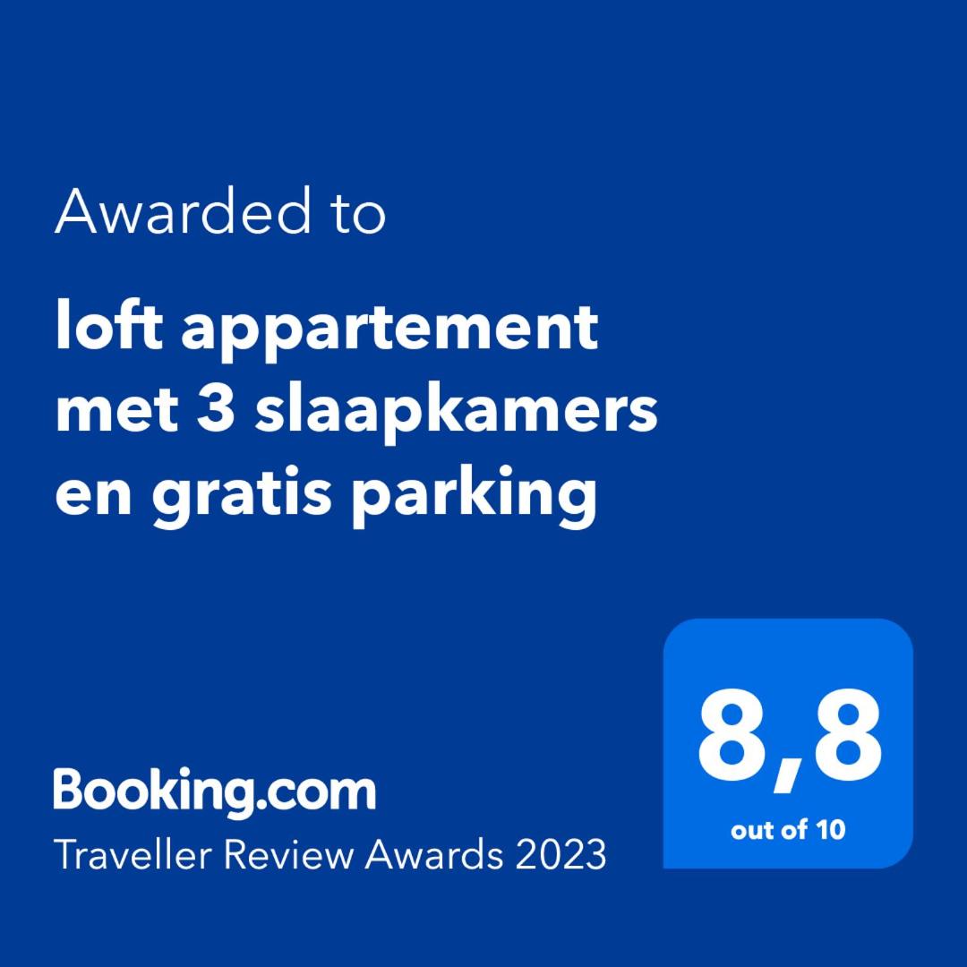 loft appartement met 3 slaapkamers en gratis parking