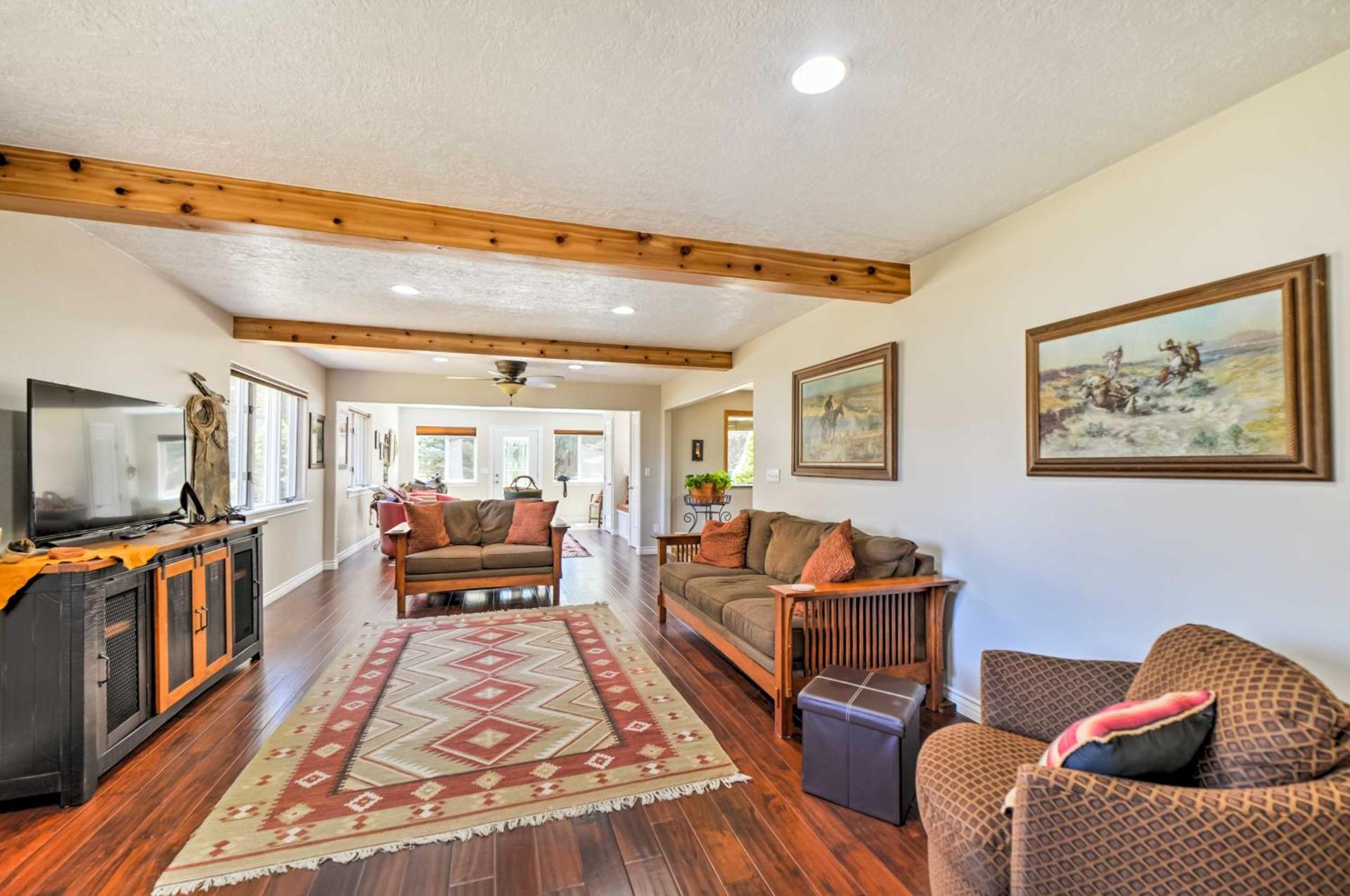 Spacious Mancos Home with Furnished Deck and Yard!