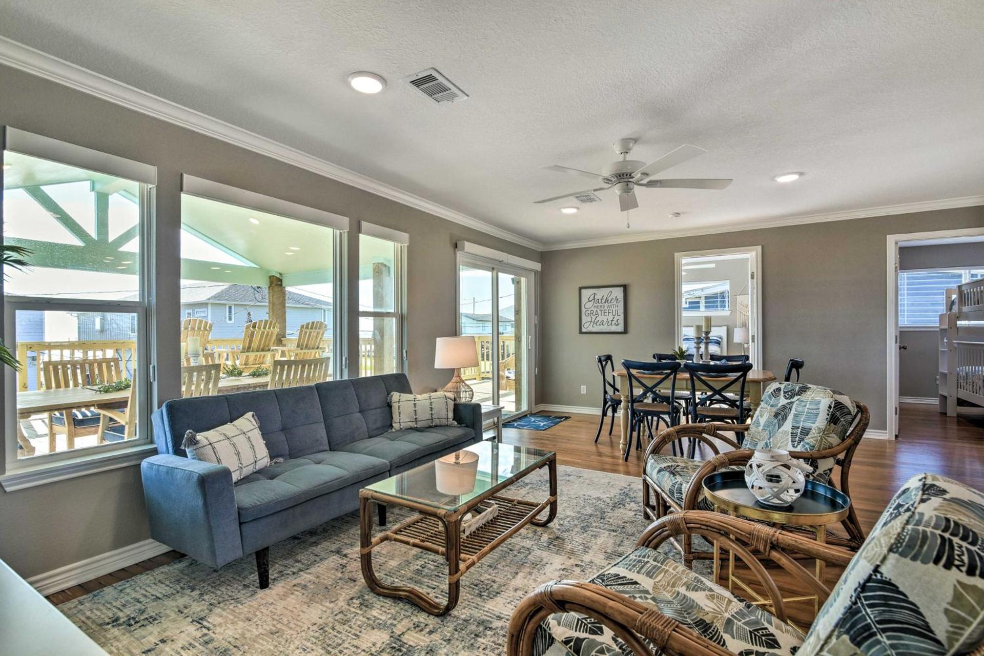 Surfside Beach Vacation Rental with Ocean Views