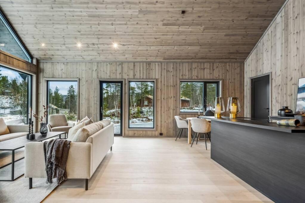 Brand new cabin at Hovden cross-country skiing