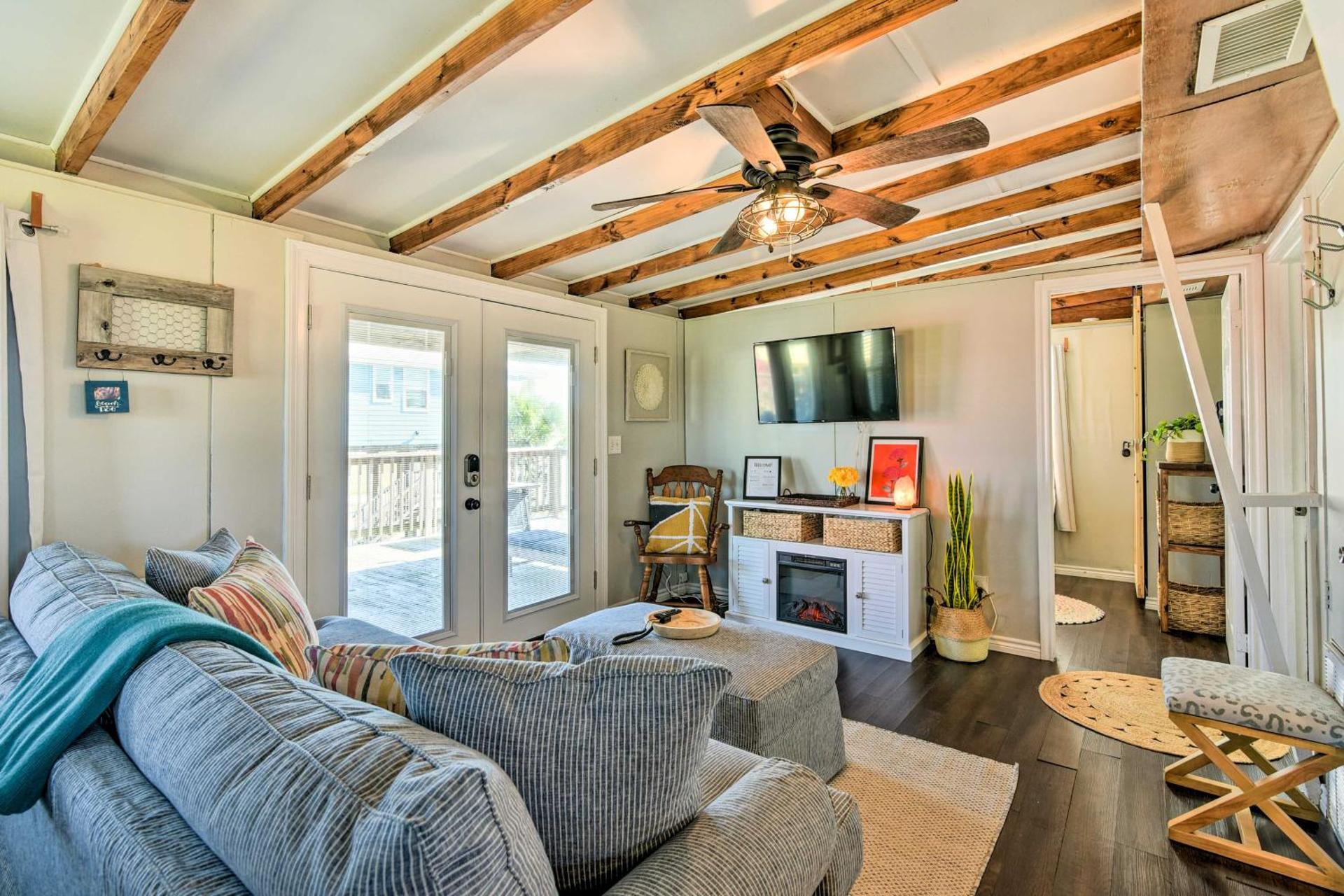 Steps to Sand Surfside Beach Gem with Large Yard