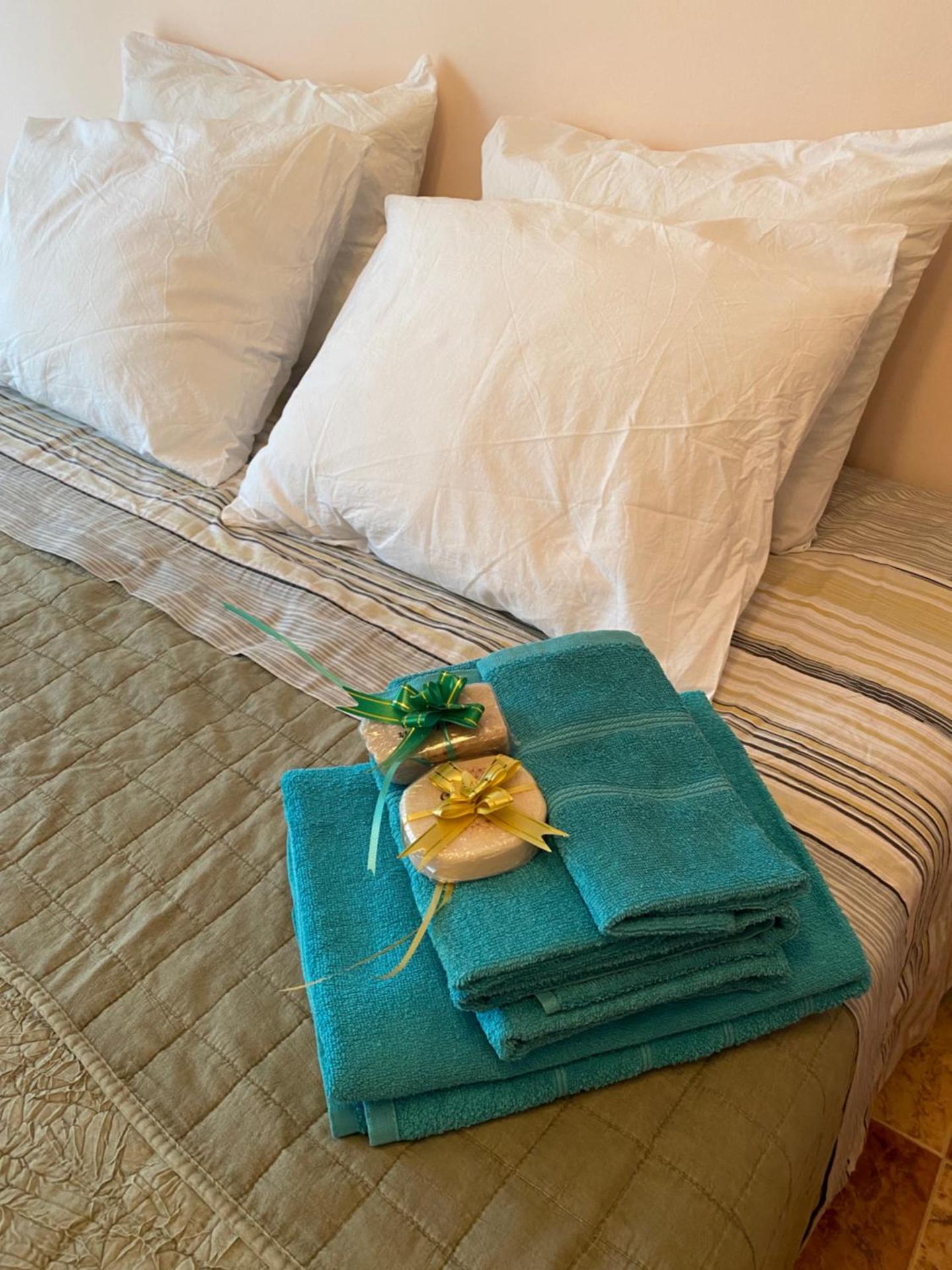 Comfortable guest room with balcony