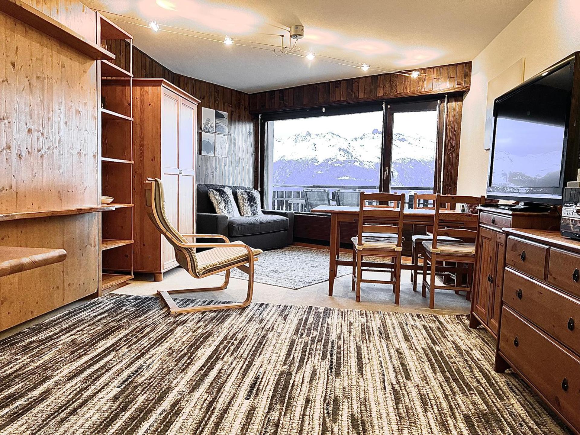 Cosy Studio for 5 near ski lift, Les Gentianes