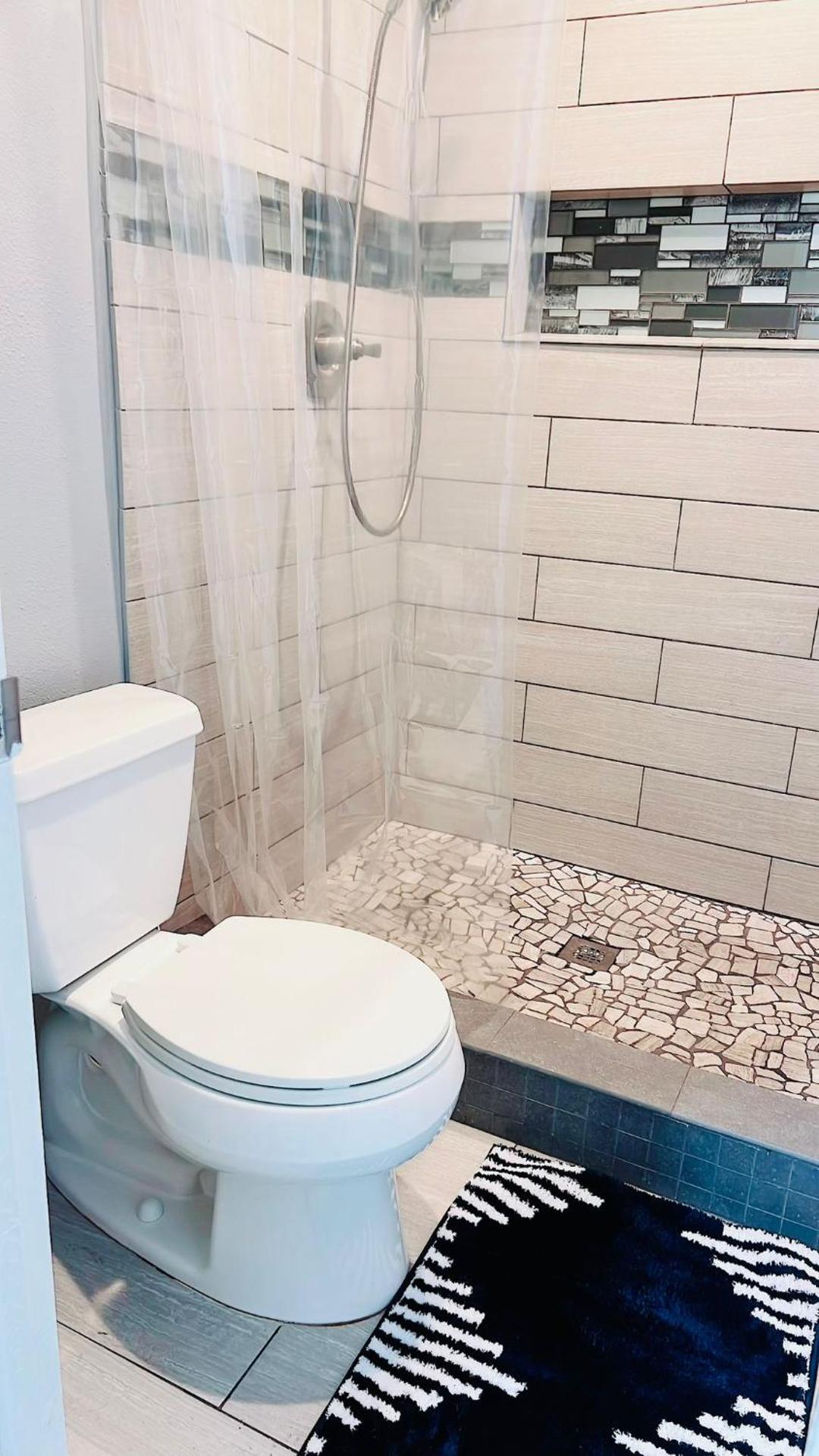 Pool house near beach