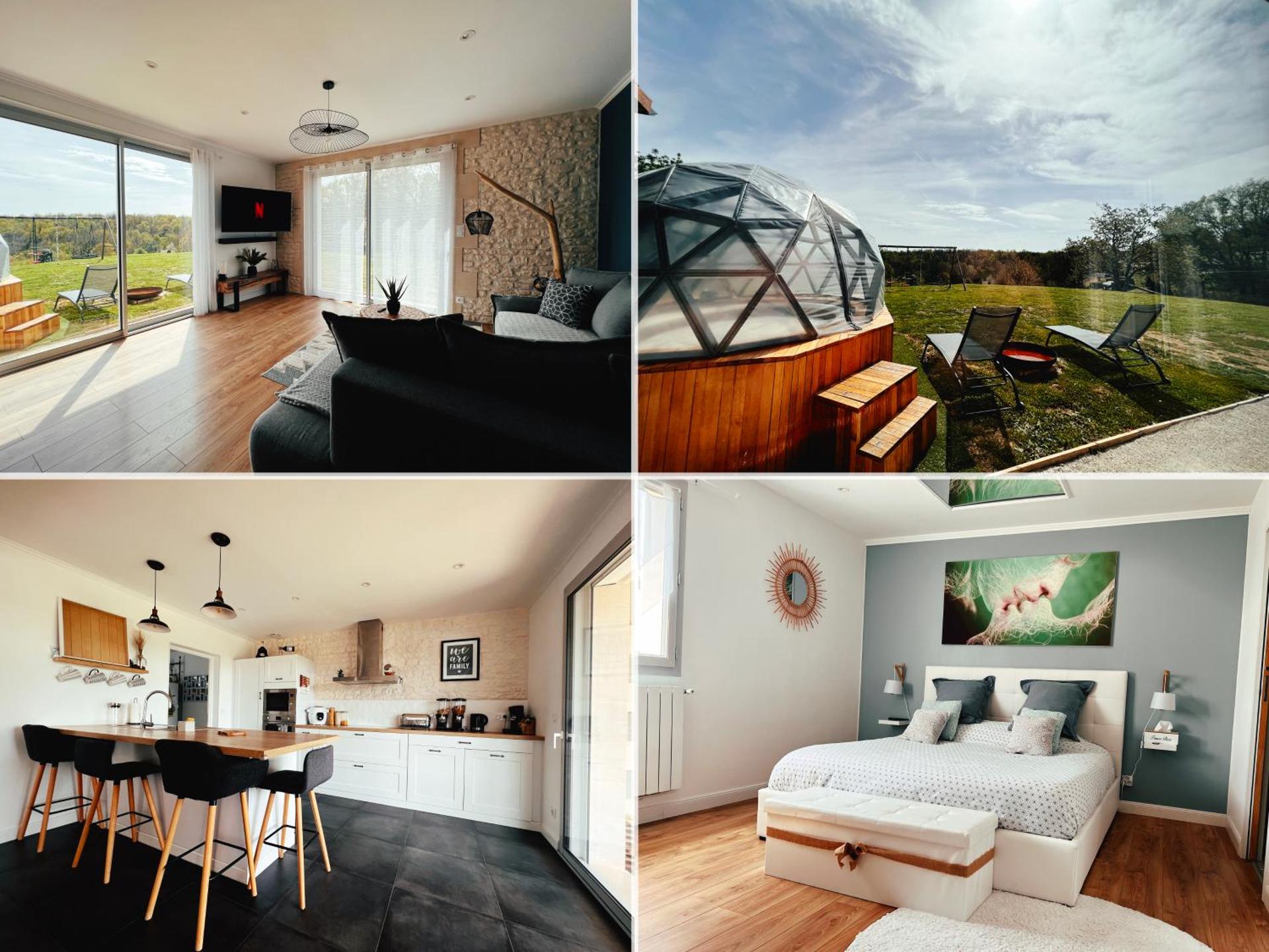 Maison au calme à 5min de Cognac pour 1 à 8 pers