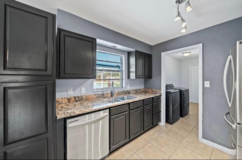 Pool house near beach