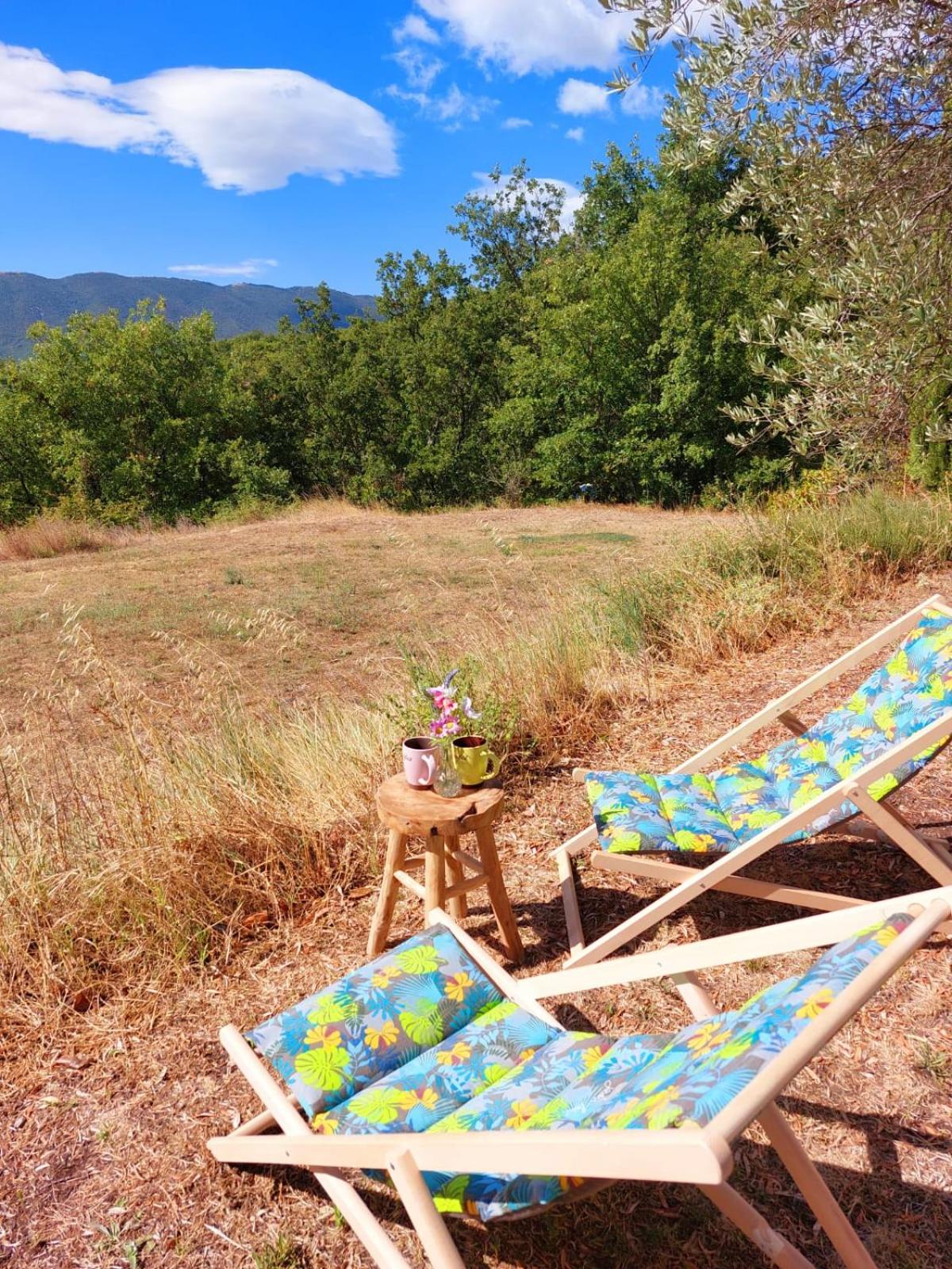 Logement d'exception près du Colorado provencal dans une résidence au calme avec piscine offrant une vue imprenable sur le Luberon depuis sa terrasse