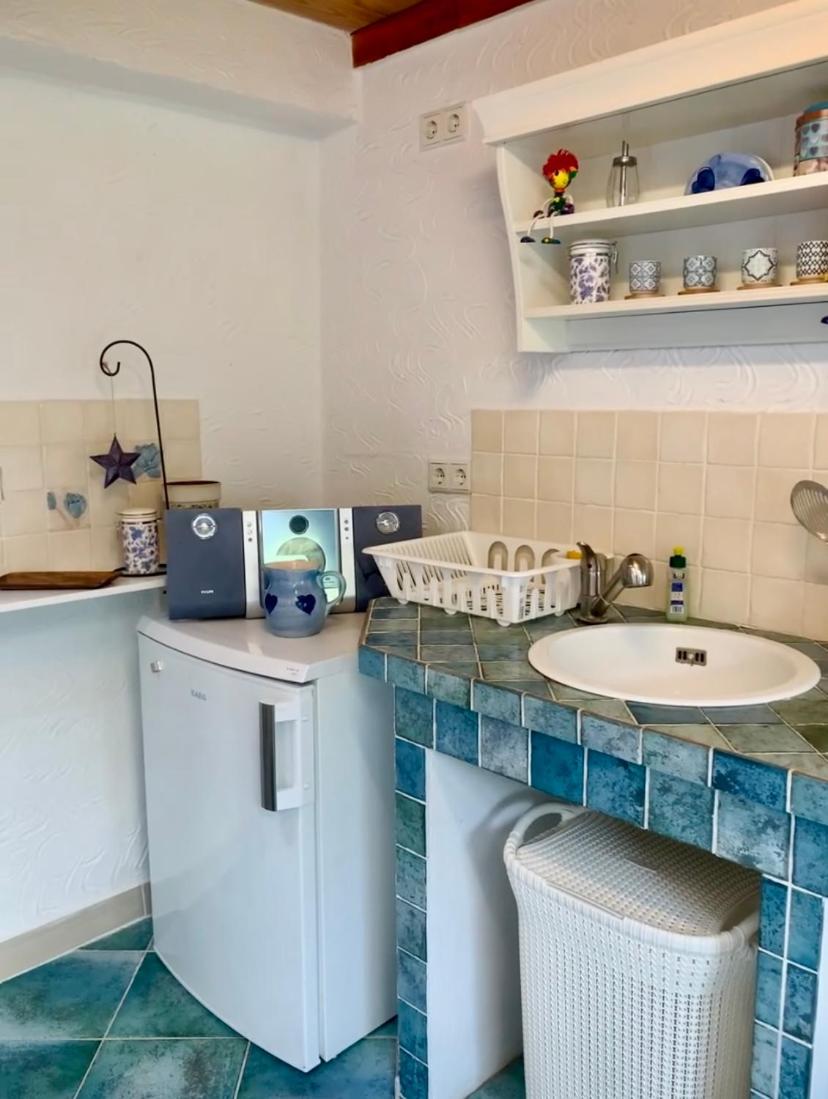 Studio mit Gartenblick