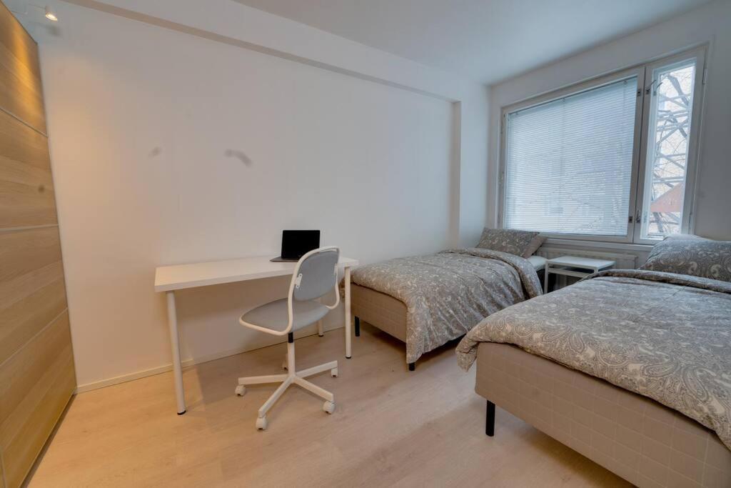 Upea kolmio+sauna parhaalla paikalla!