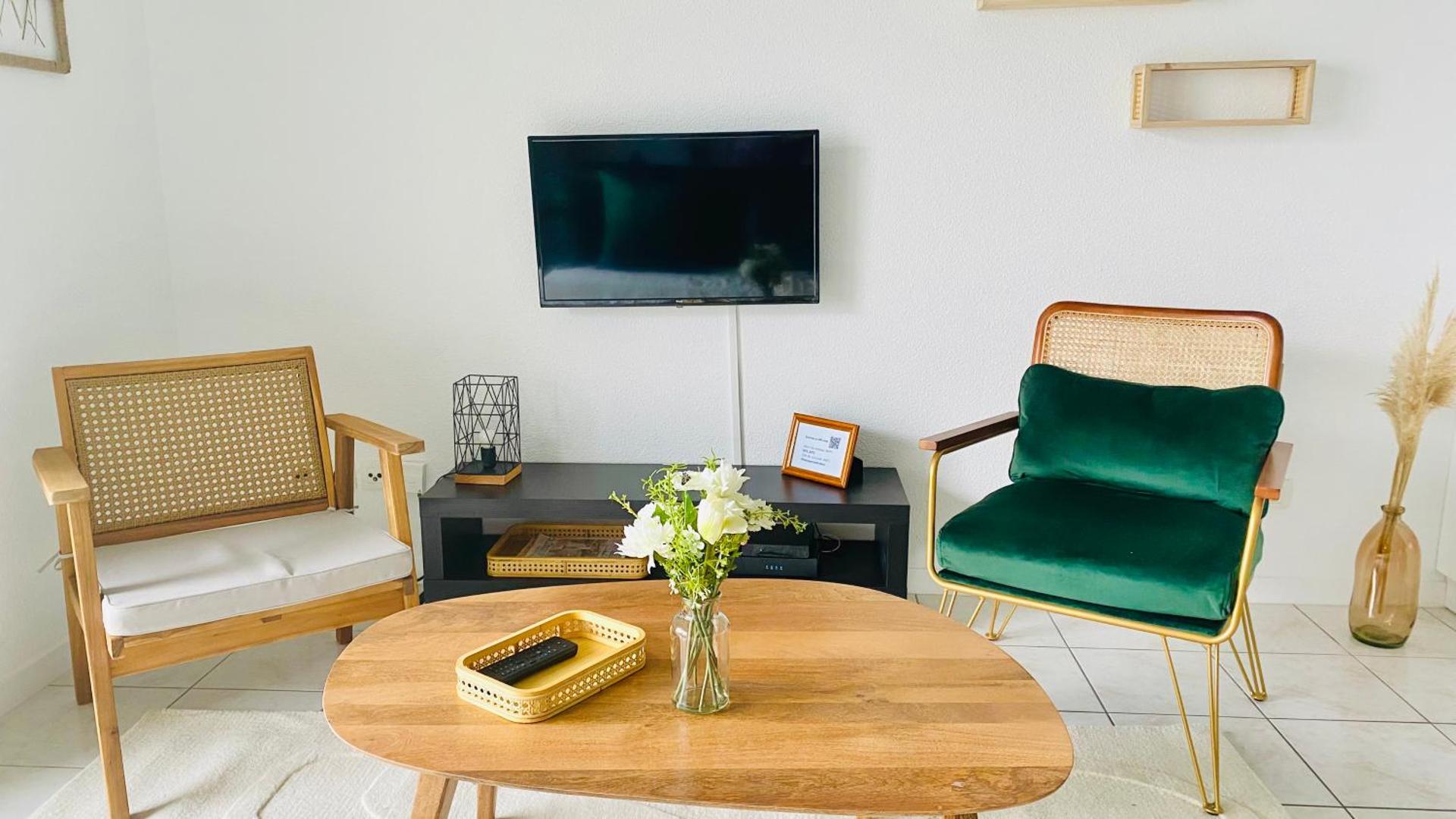 Appartement rénové avec balcon et parking proche Saint-Émilion