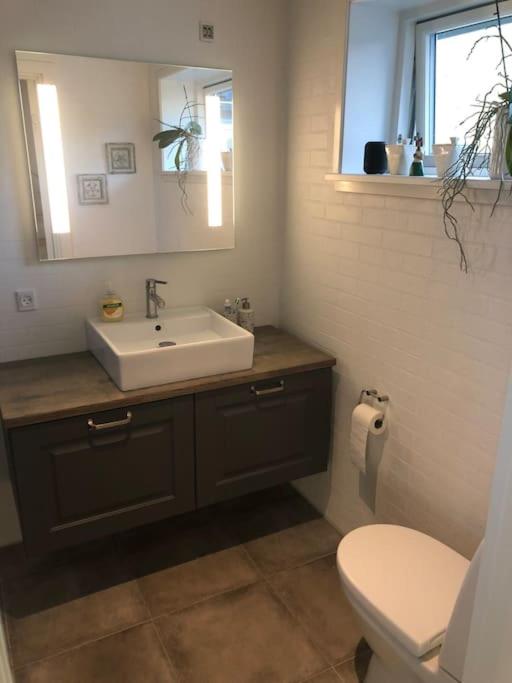 hyggeligt byhus tæt ved skov og togstation