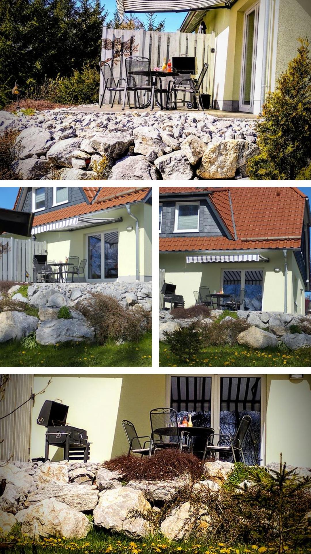 Behagliches Ferienhaus Zaunkönig -mit Kamin und Sauna- Blick über das romantische Bodetal