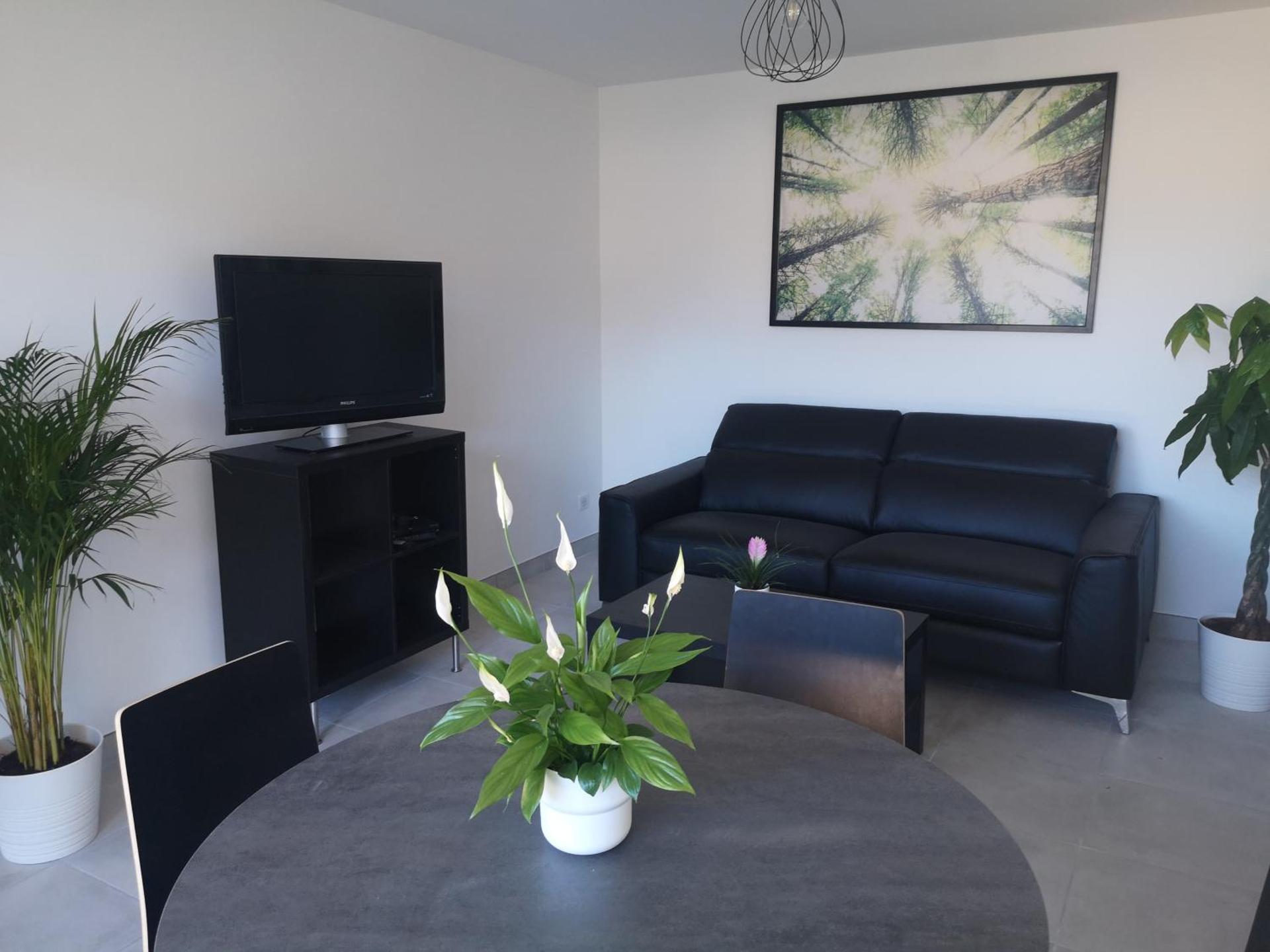 La perle de provence, appartement neuf en rez de Jardin clos, au calme, clim, salle d'eau dans chaque chambre, à 900m du centre de Nyons