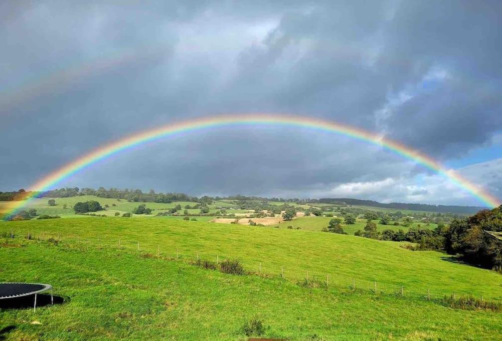 Farm stay caravan on working farm