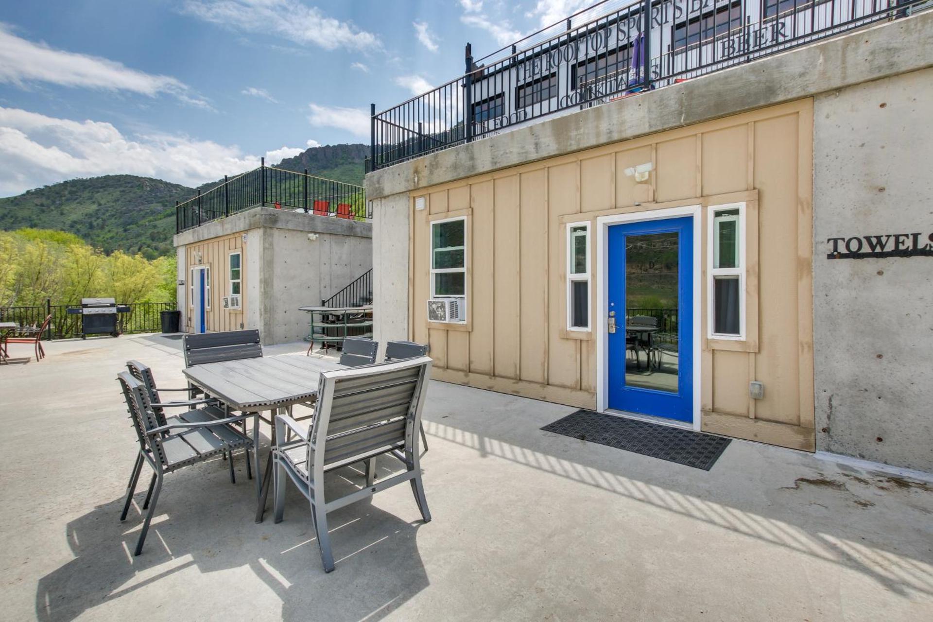 Central Lava Hot Springs Studio with Deck and Views!