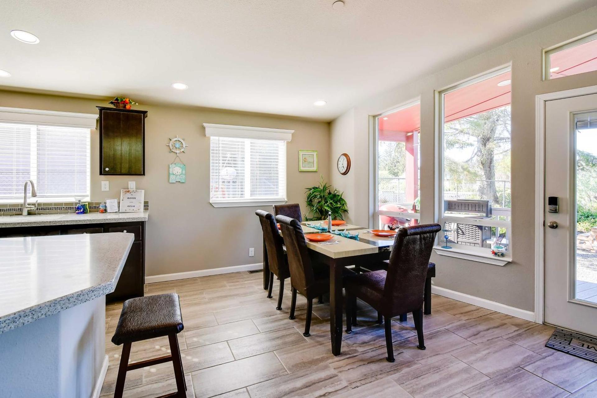 Ocean Shores Retreat with Porch and Canal Views!