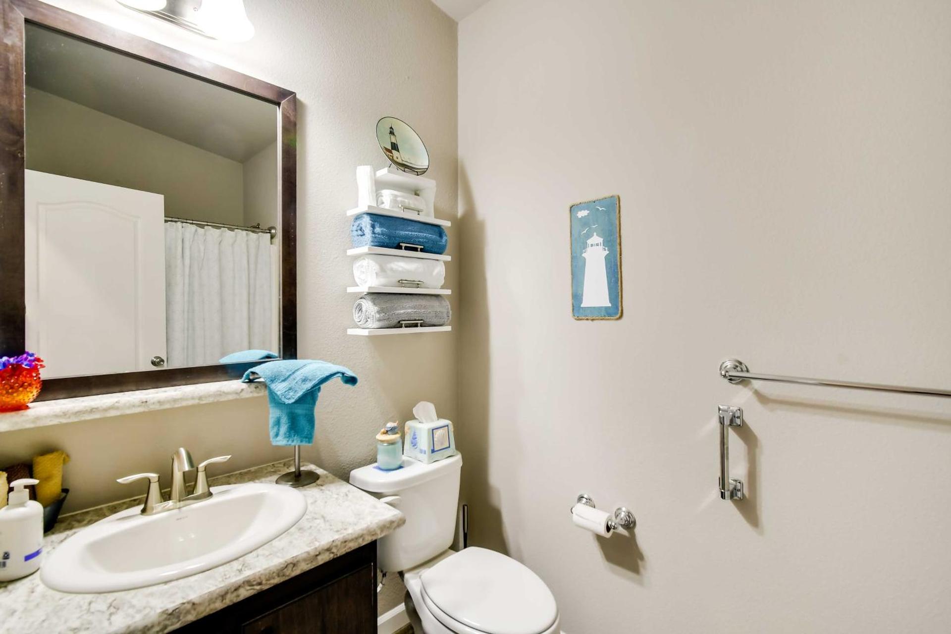 Ocean Shores Retreat with Porch and Canal Views!