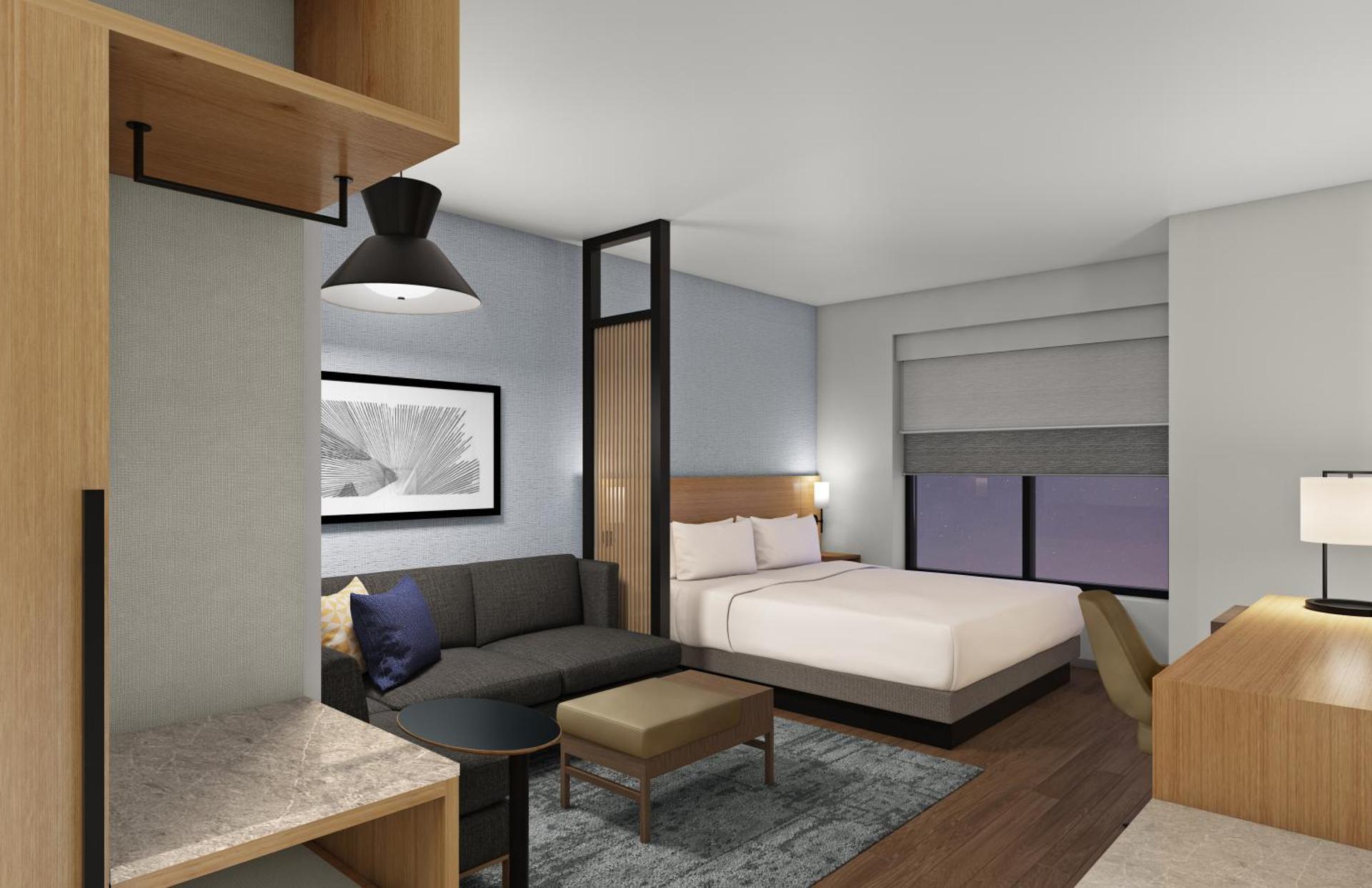 King Room with Sofa Bed and Accessible Tub - Disability Access