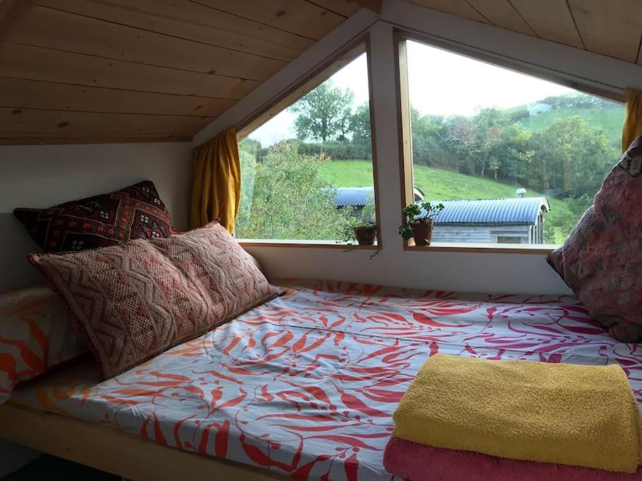 Secluded Shepherds Hut, with a view and hot tub