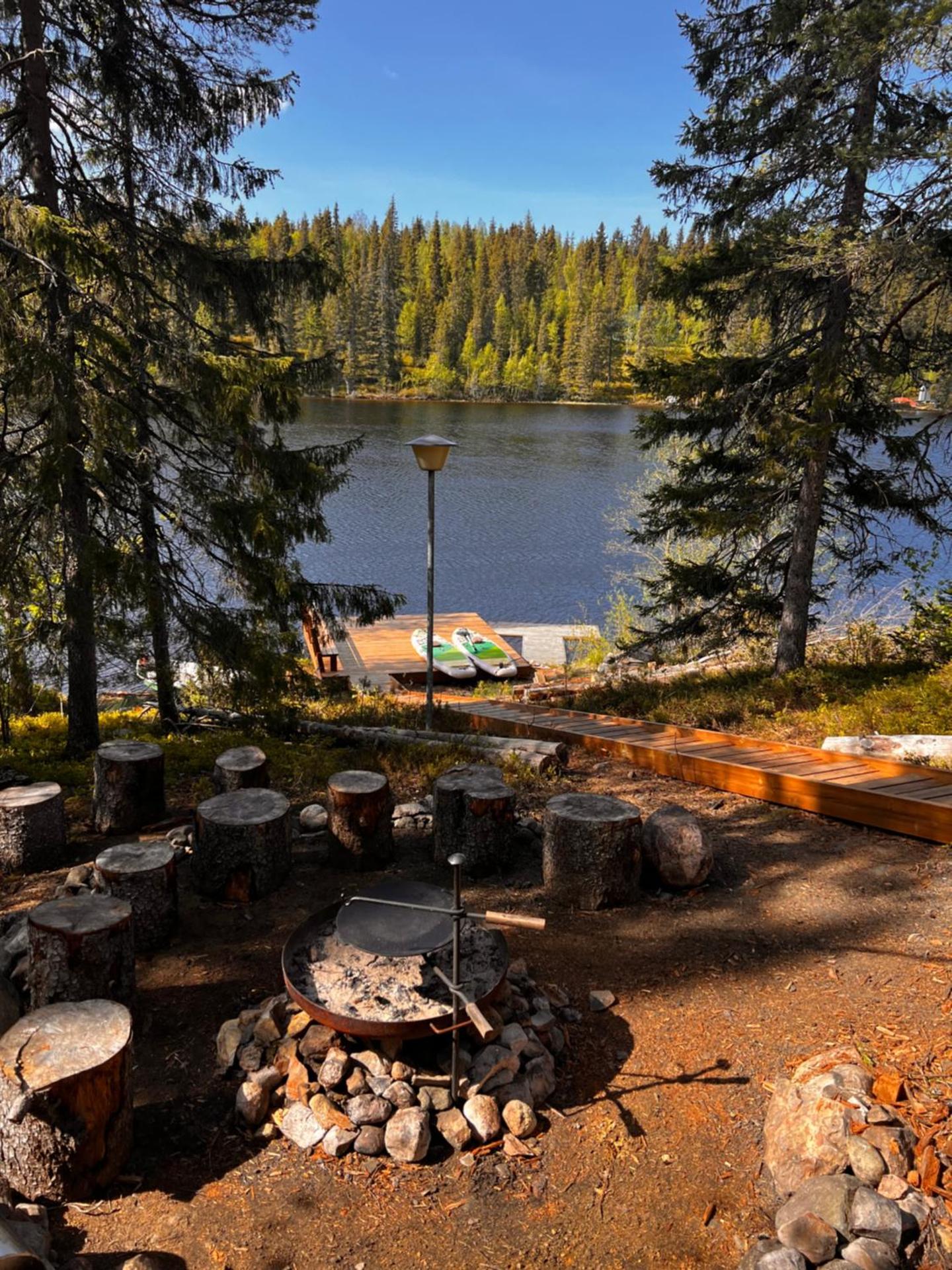 Porontima Lake House in Pure Rukatunturi Nature