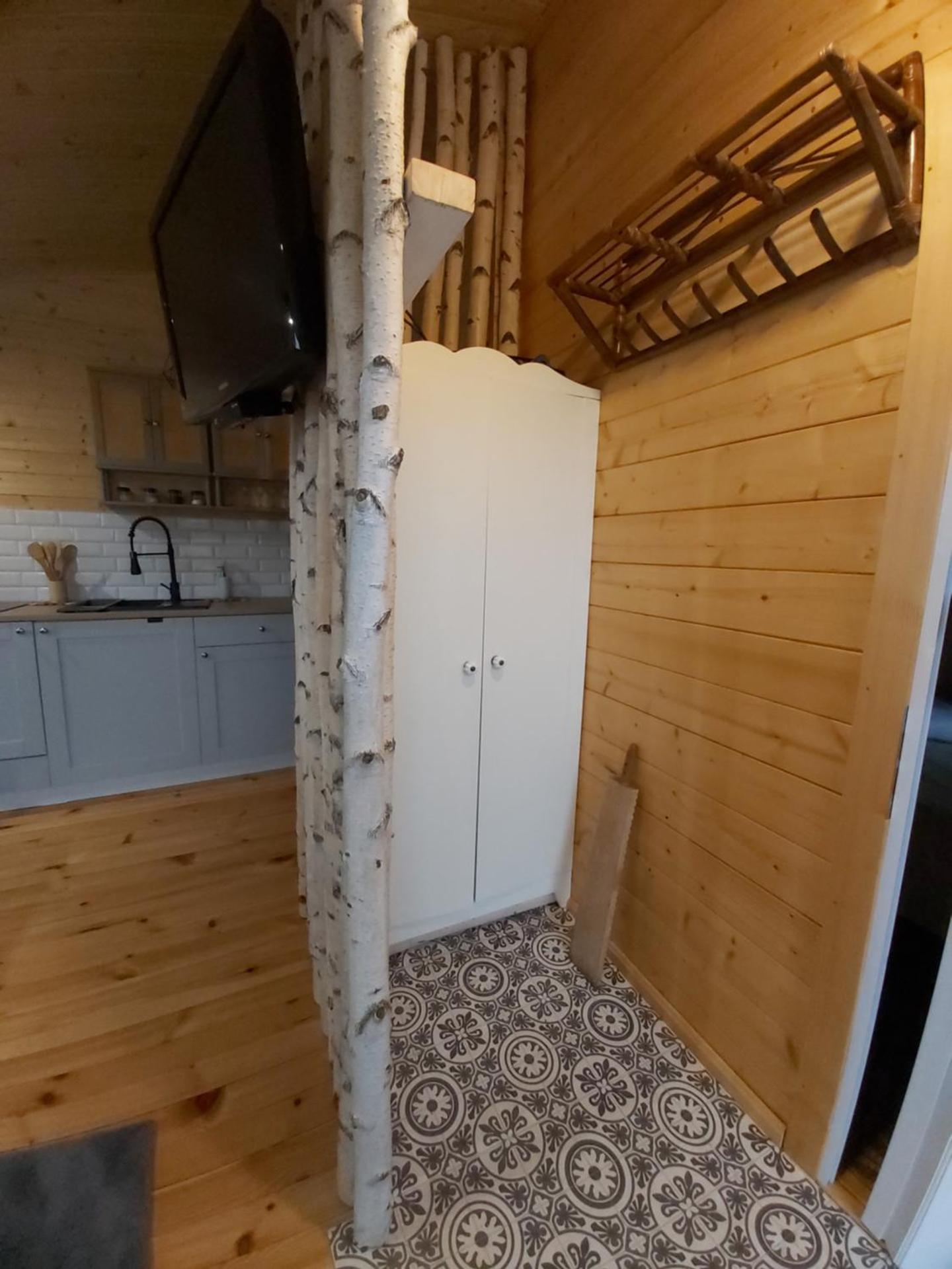 Drewniany Zakątek z sauną i jacuzzi