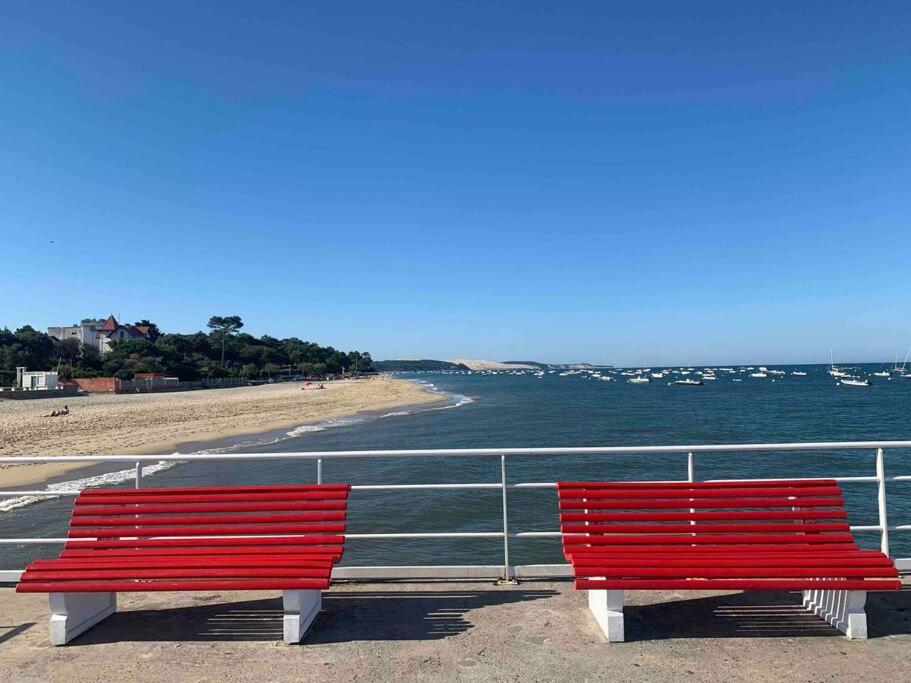 Studio de 21m2 au moulleau à 20 m de la plage