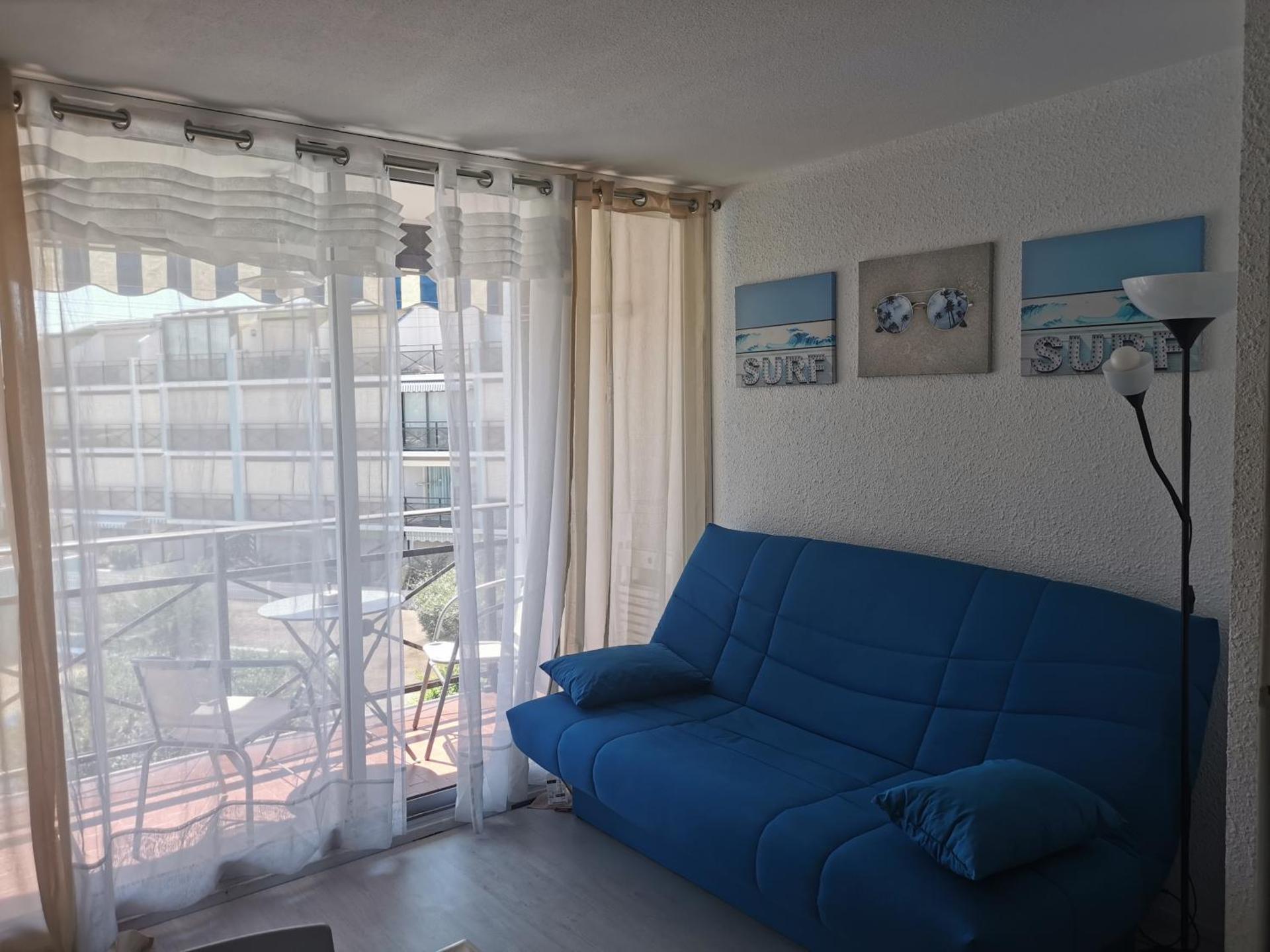 Studio meublé 4 à 6 couchages residence le Lagon Bleu Le Grau du Roi