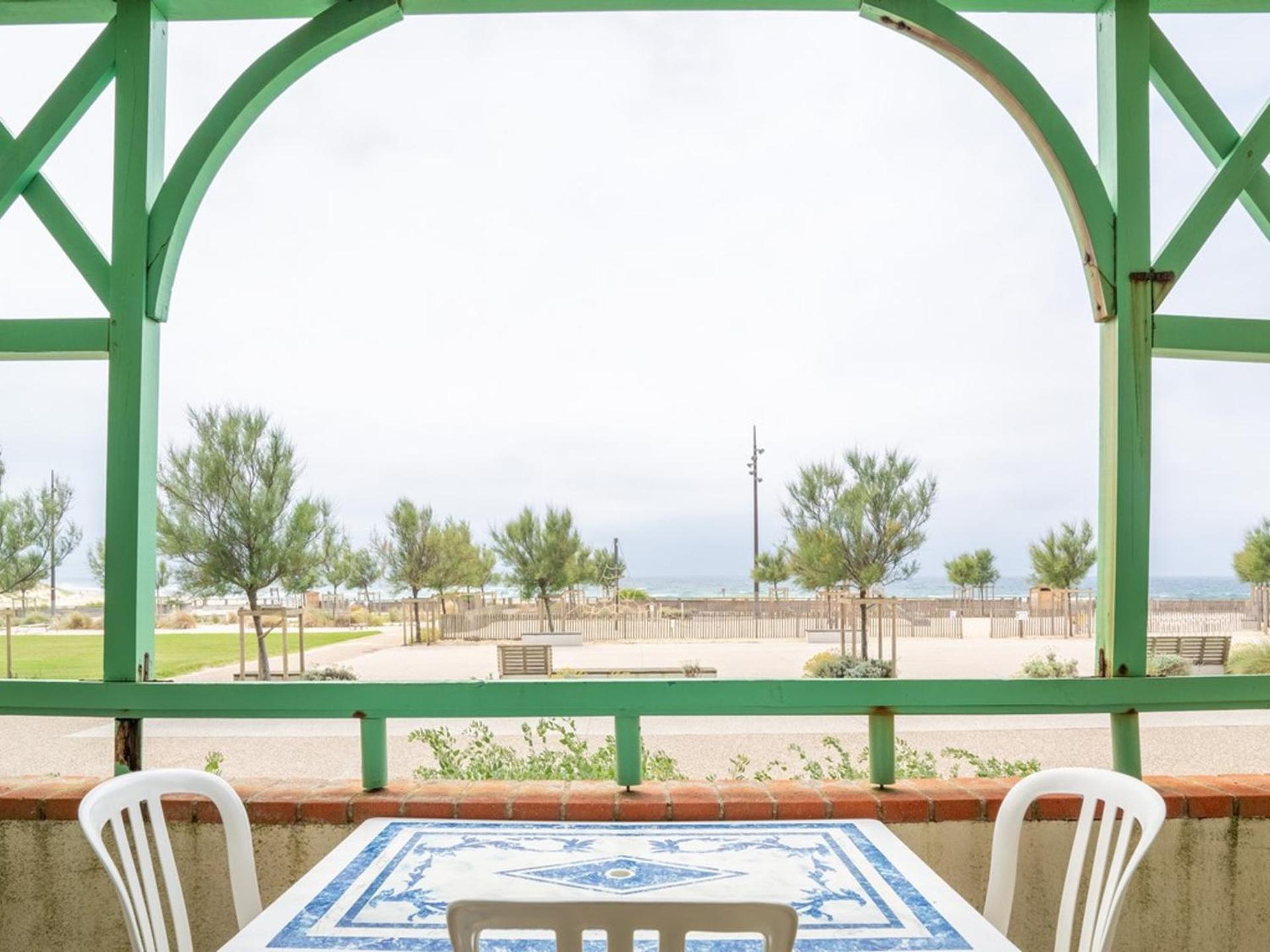 Appartement à Mimizan Plage pour 4 pers, face à l'océan, balcon, parking, ménage inclus - FR-1-50-120