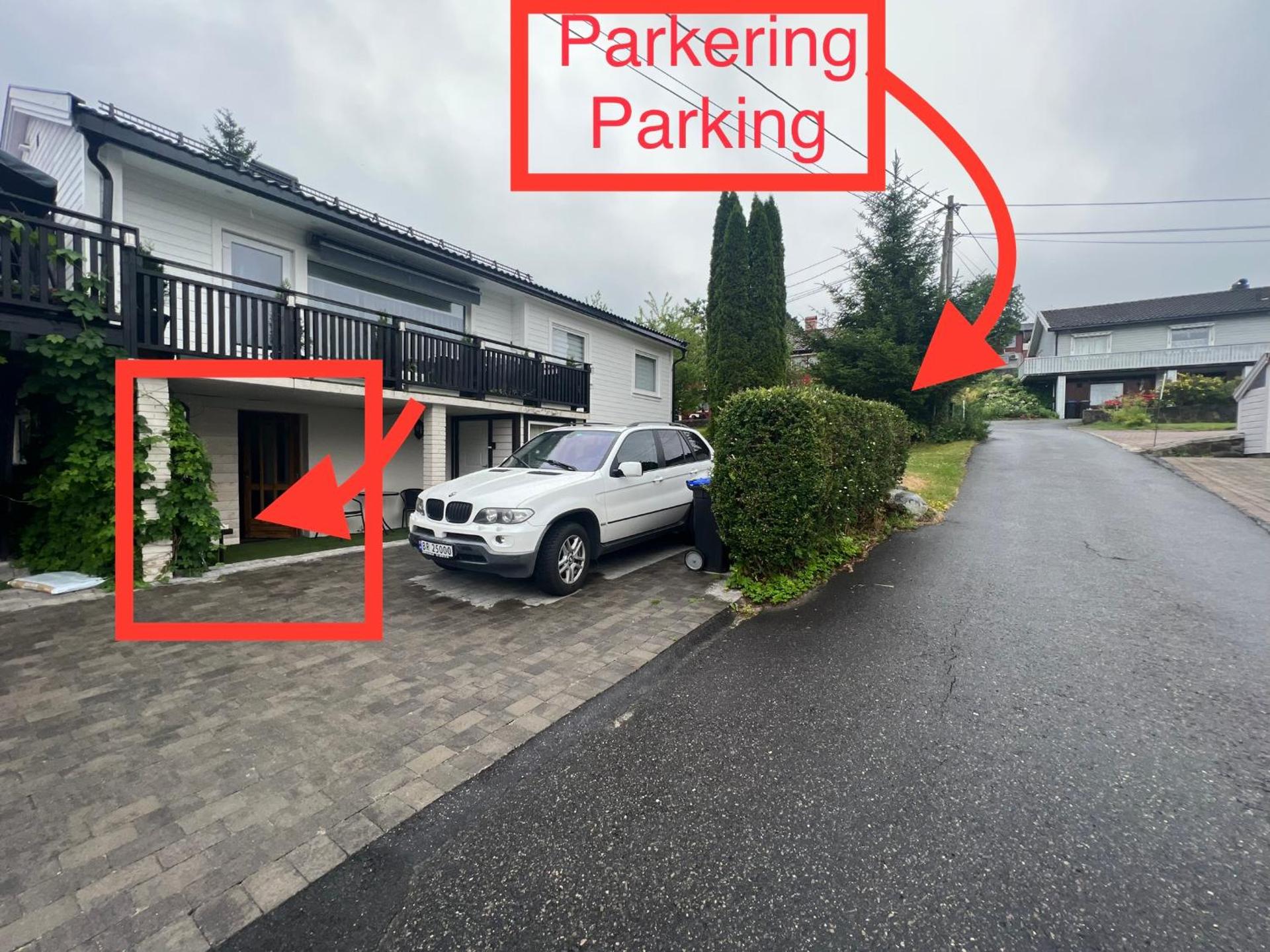 Fint gjesterom med bad og kjøkken til leie nær EB stranda med