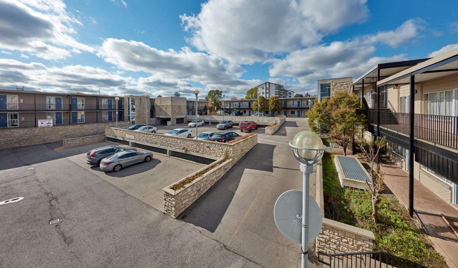 Motel Room with Two Double Beds - Exterior Entrance