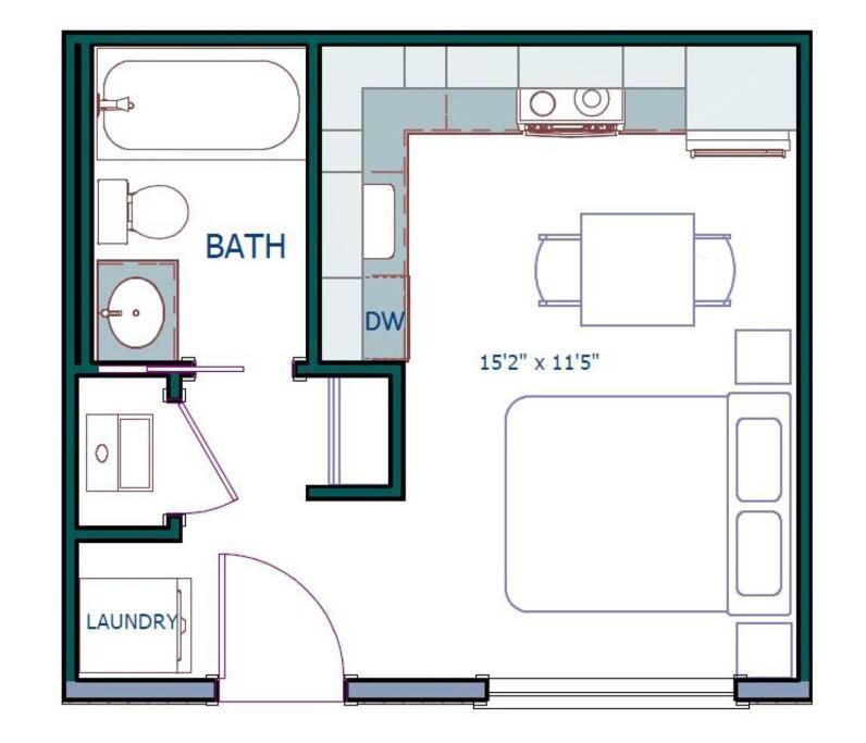 Mountain View Studio in Town