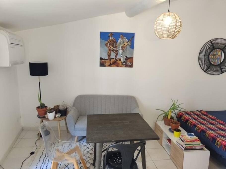 Le studio de l'artiste.