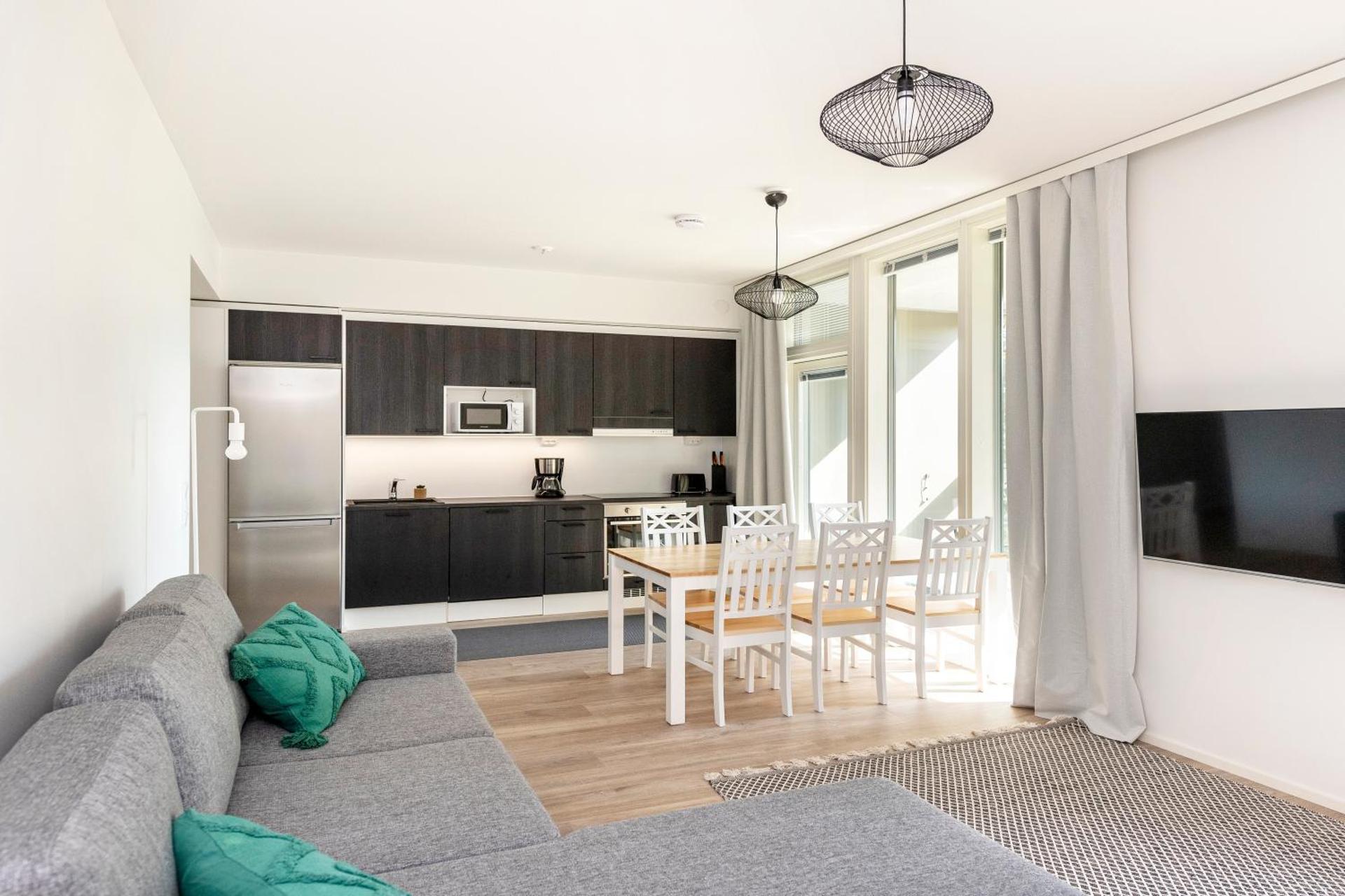 Kotimaailma Apartments Loimu II with Private Sauna