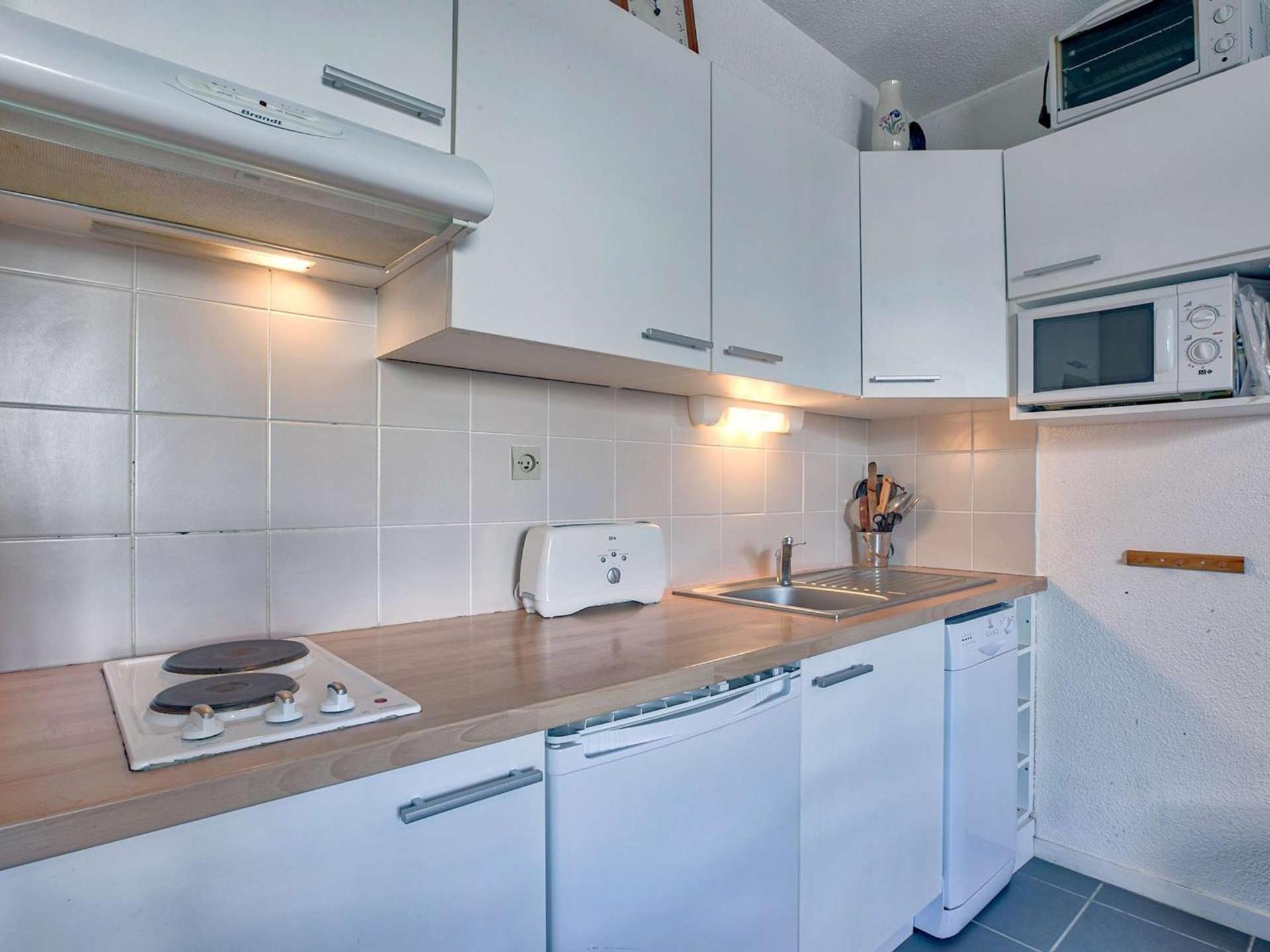 Studio confortable, idéal pour 4 pers, situé au pied des pistes à Gourette - FR-1-400-62