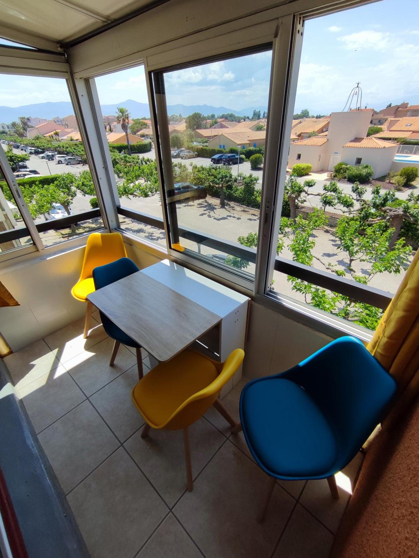 Appartement familiale 4 pers, véranda proche plage