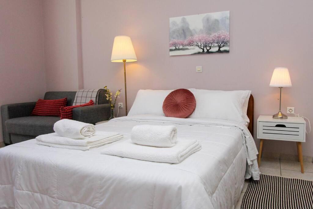 Κεντρικό κομψό ήσυχο στούντιο.