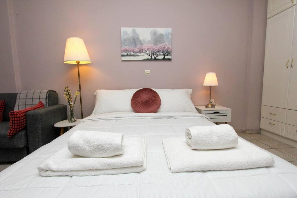 Κεντρικό κομψό ήσυχο στούντιο.