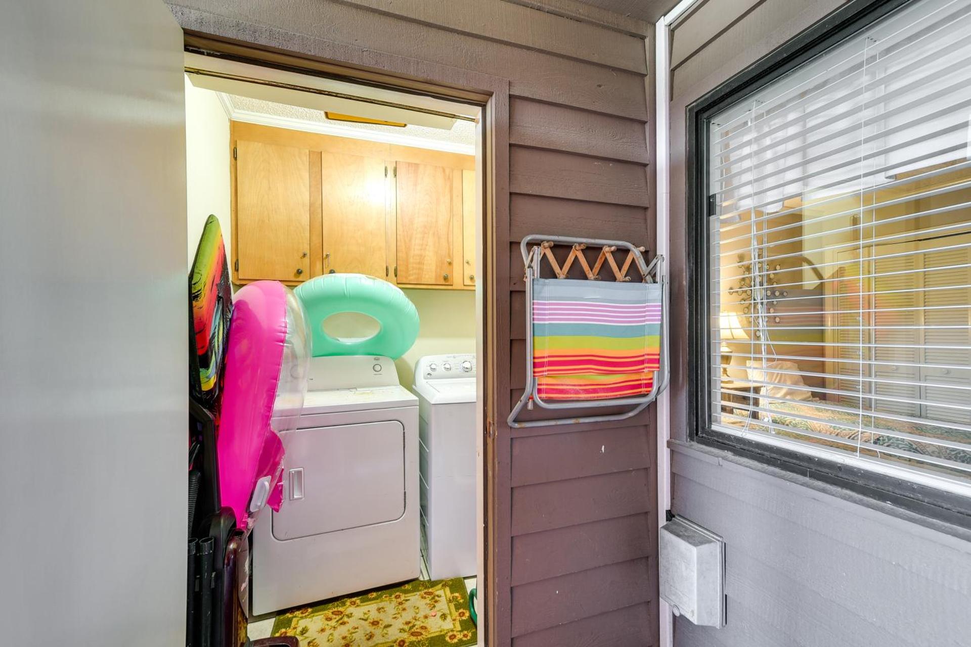 Walk to Coast North Myrtle Beach Condo with Pool!