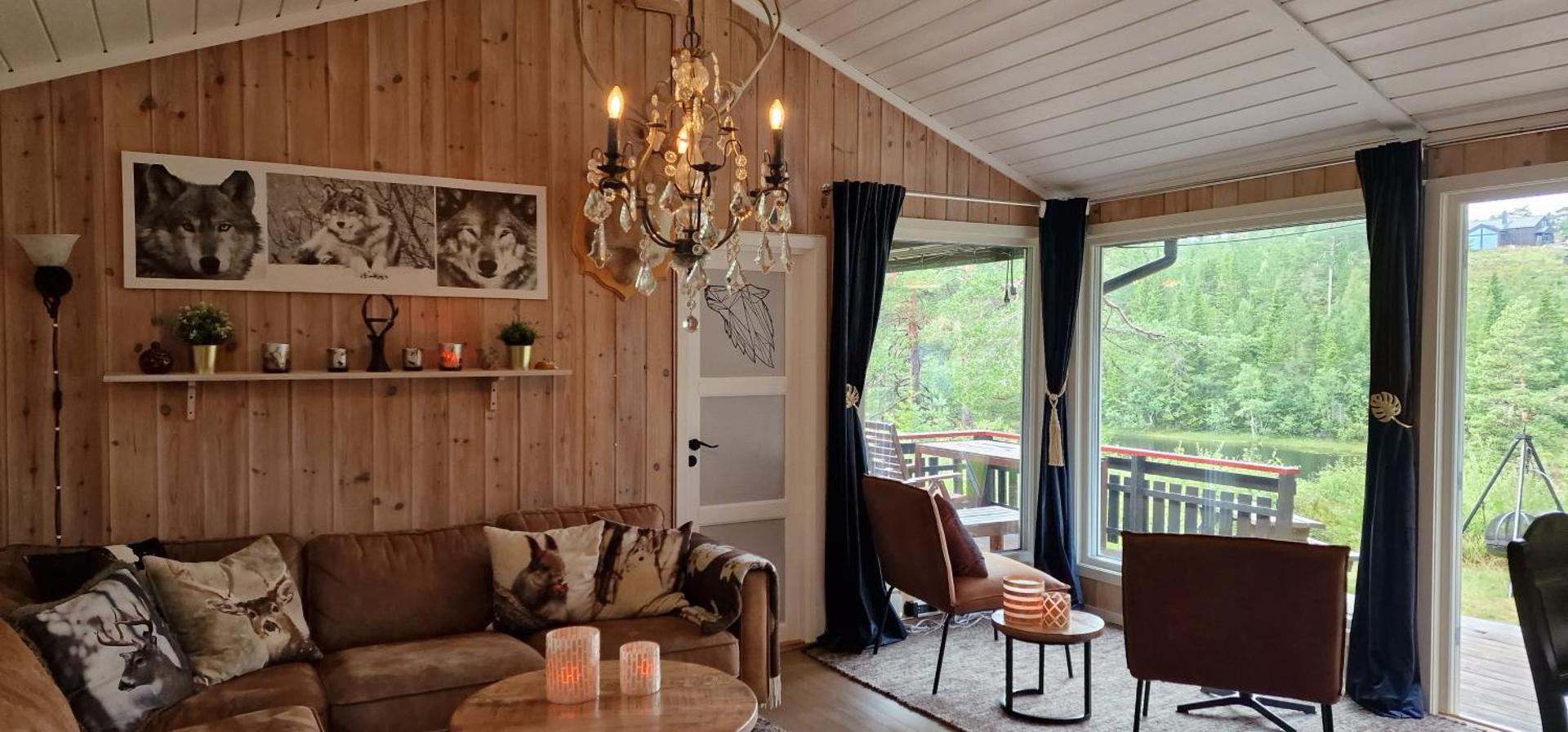 Ro i sjelen. Hytte til leie på Skrim.